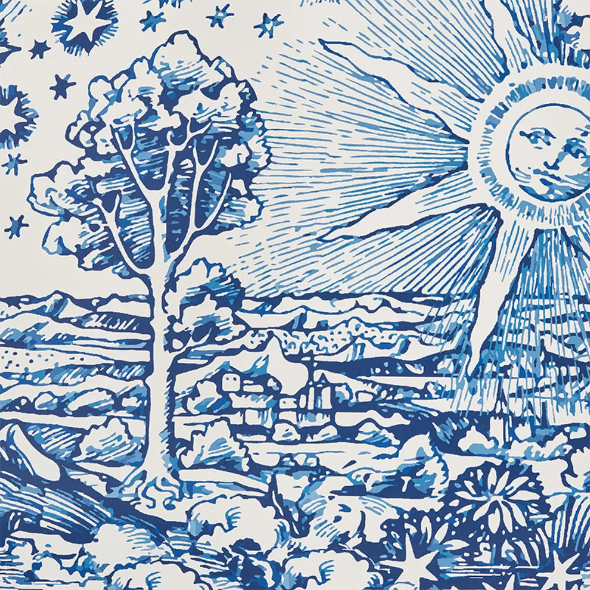 Modern Toile_ INDIGO