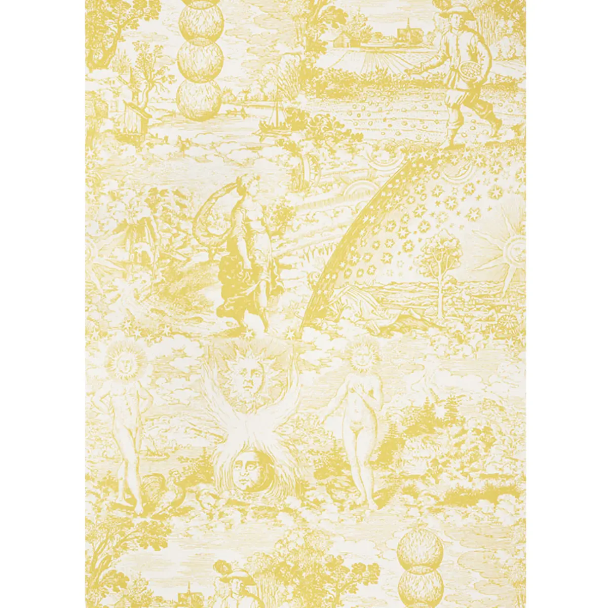 Modern Toile_ YELLOW