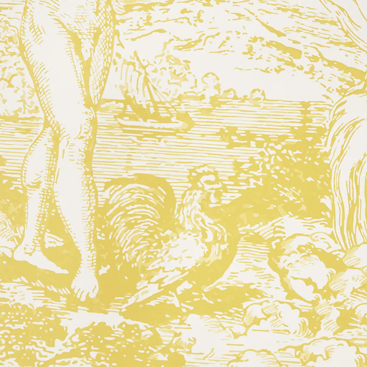 Modern Toile_ YELLOW