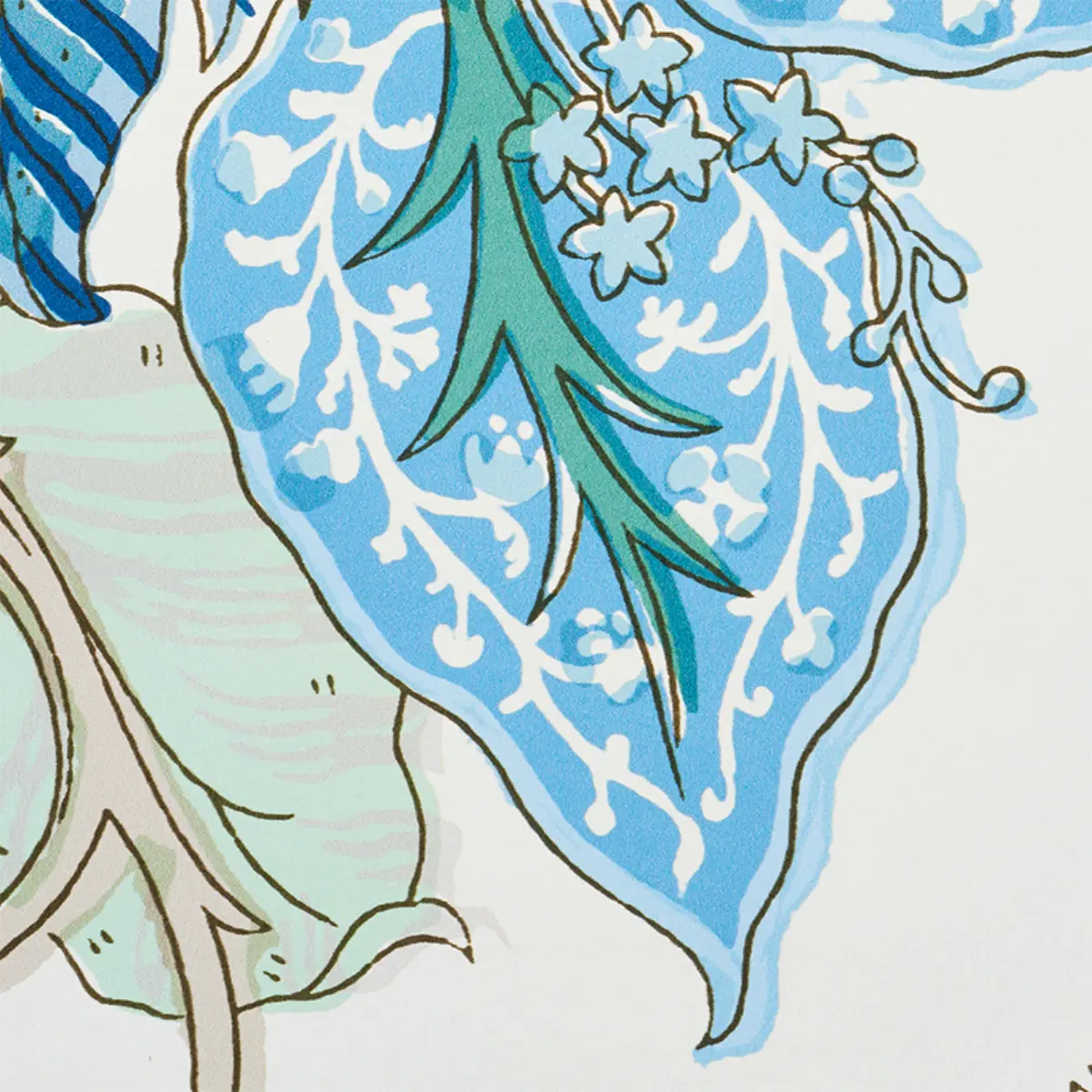 INDIAN ARBRE_ PEACOCK & EMERALD