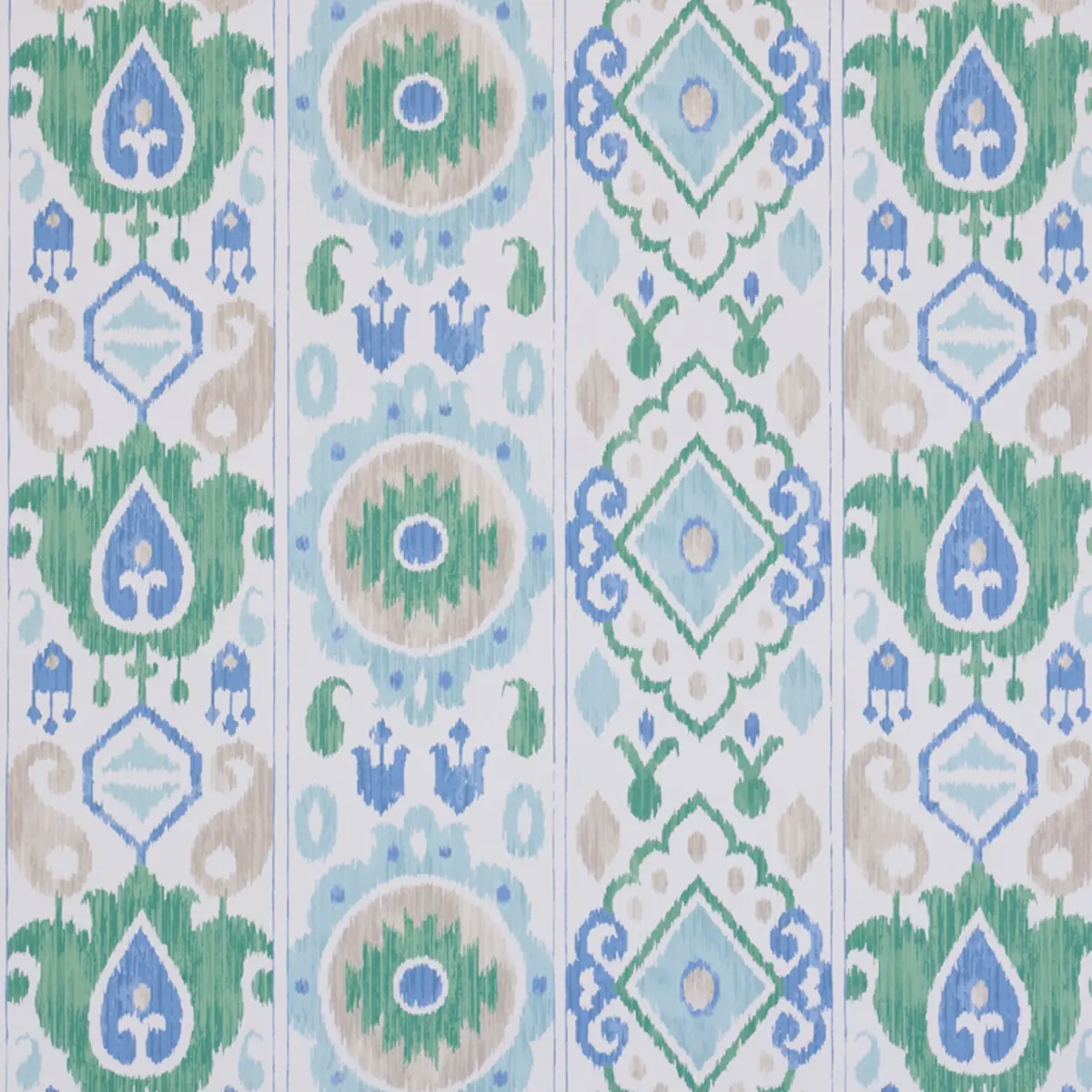 ELIZIA IKAT_ GREEN & BLUE