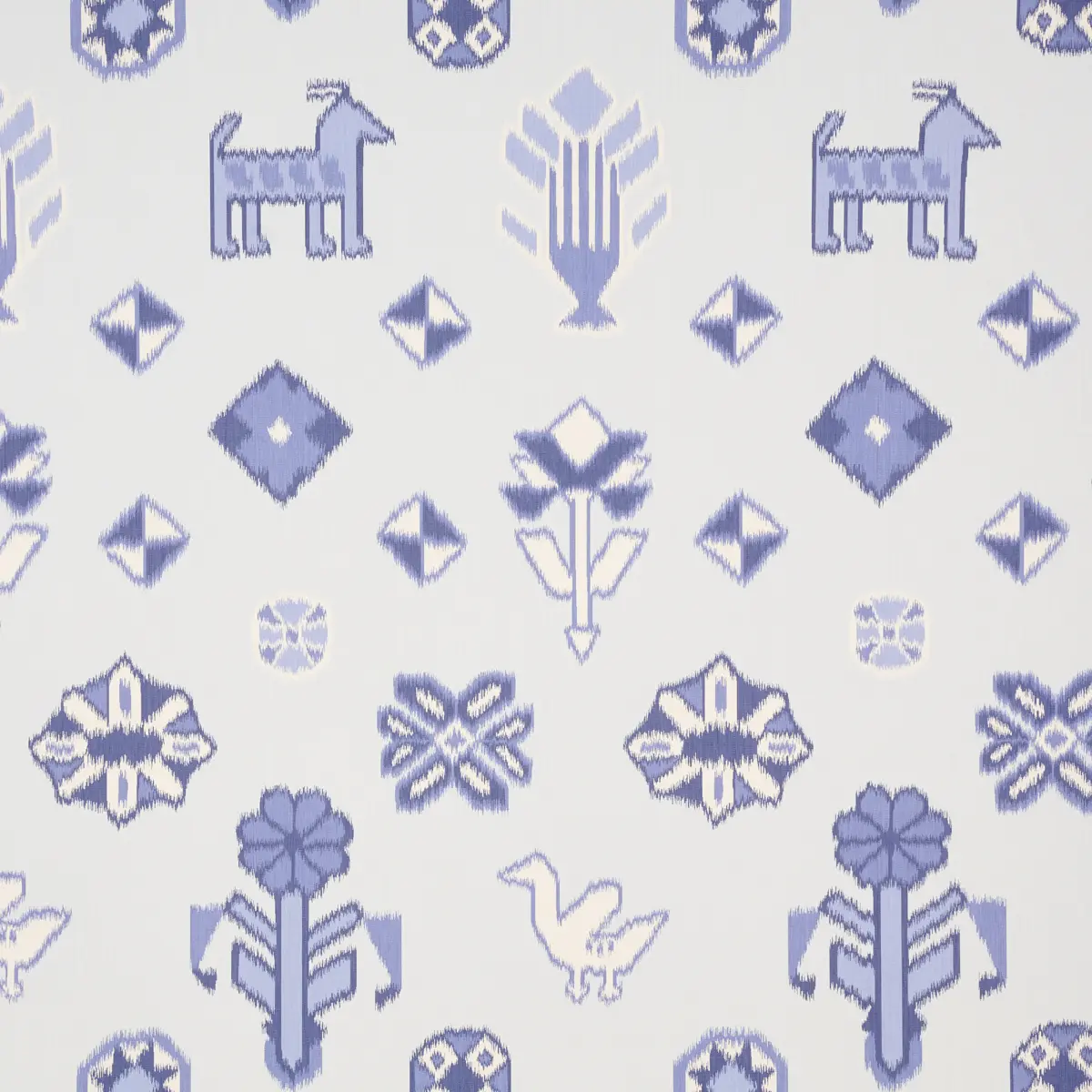 CHUSKA WARP PRINT_ BLUE