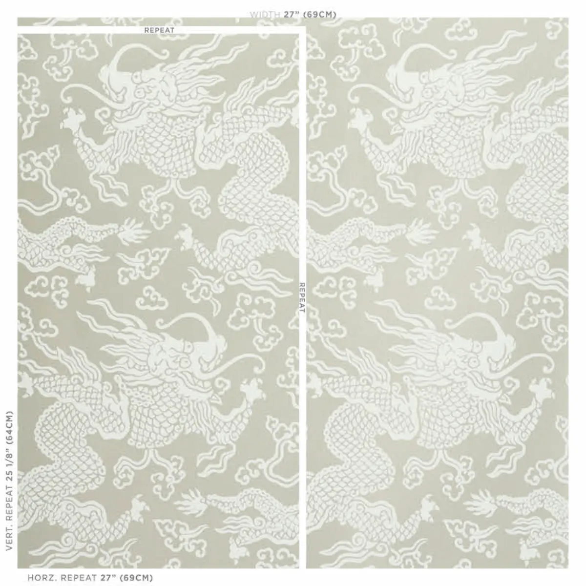 RUAN DRAGON DAMASK_ WARM SILVER