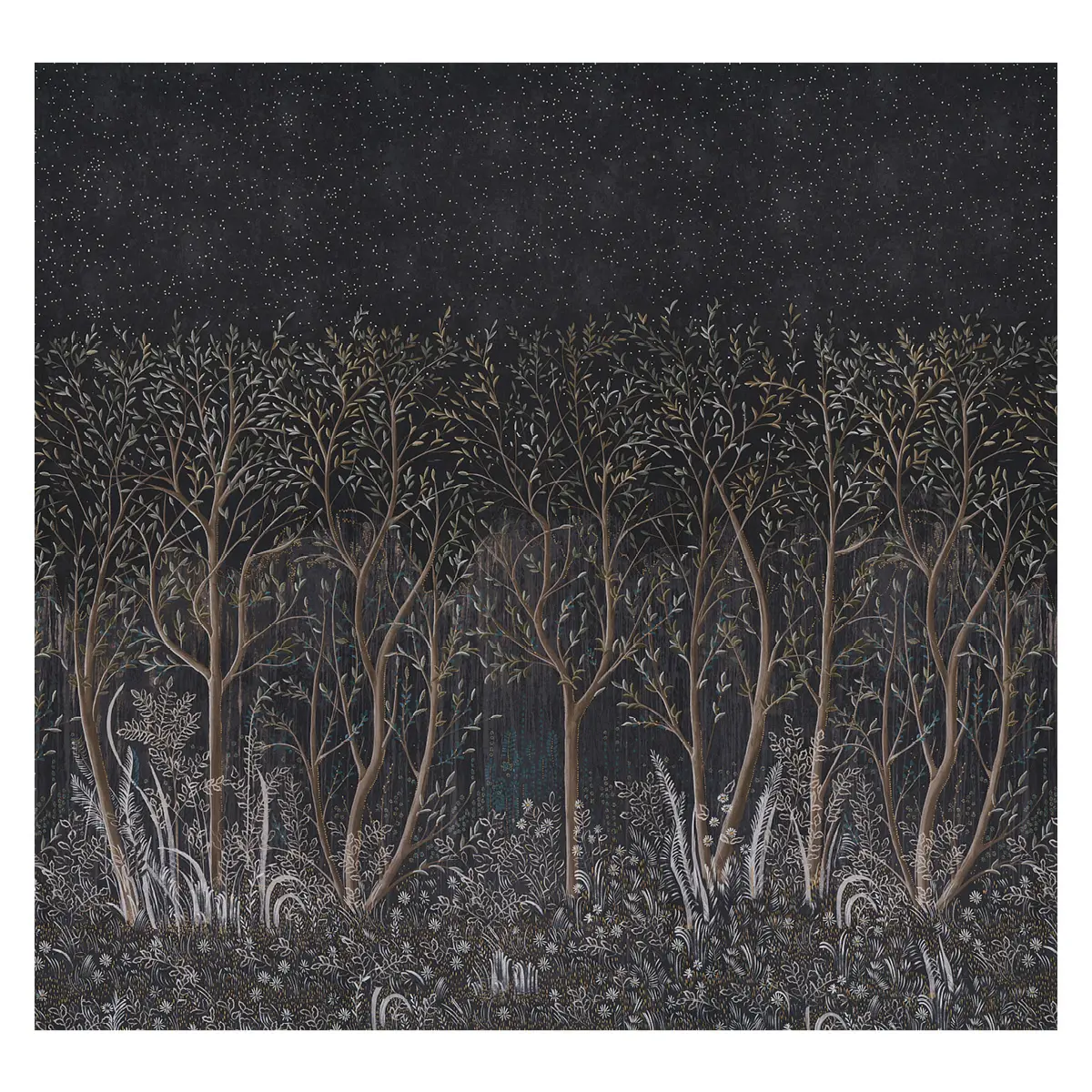 BRINDILLE GOLDEN ACCENTED PANEL SET_ CARBON