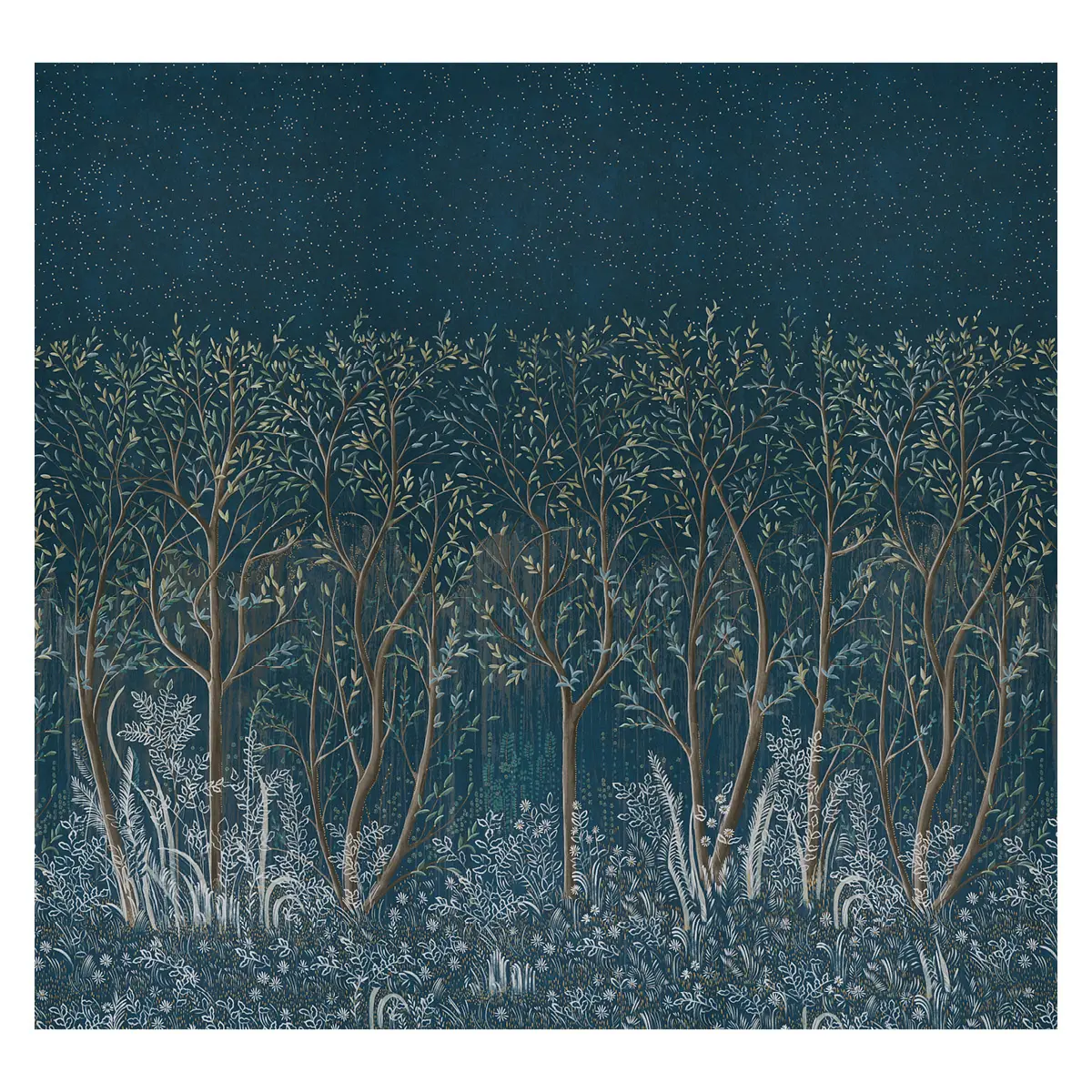 BRINDILLE GOLDEN ACCENTED PANEL SET_ PEACOCK
