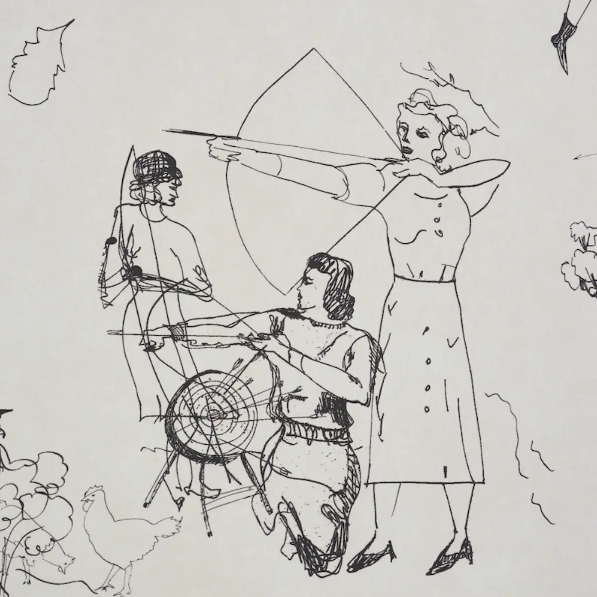 TOILE DE FEMMES_ PARCHMENT