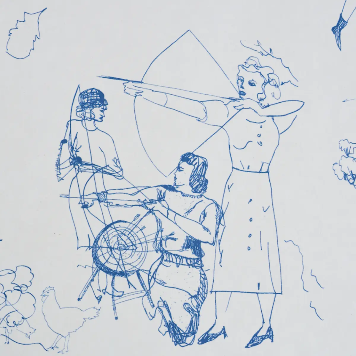 TOILE DE FEMMES_ INDIGO
