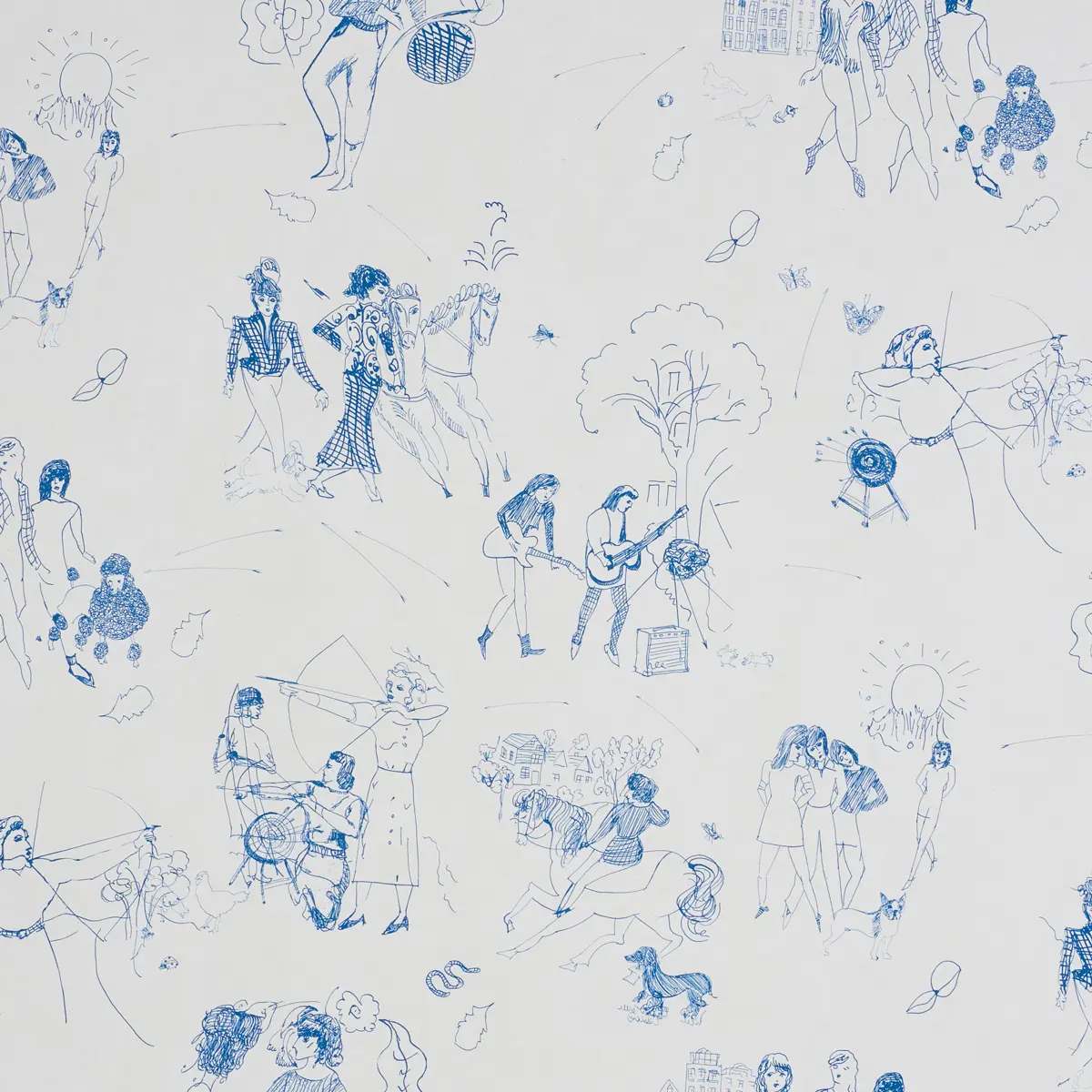 TOILE DE FEMMES_ INDIGO