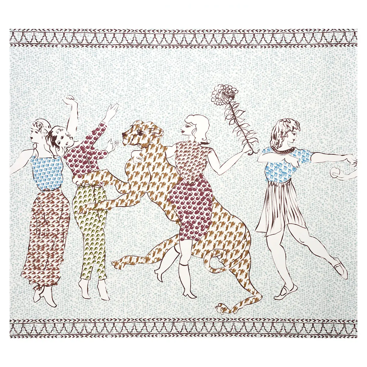 THE GOLDEN AGE PANEL SET_ CYAN MULTI
