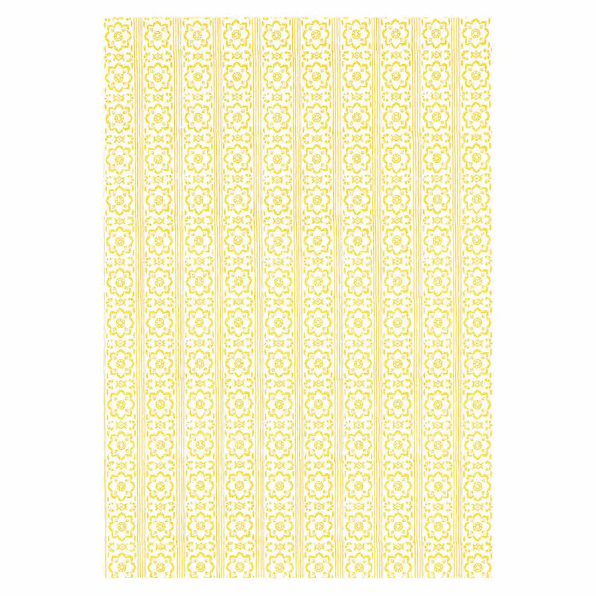 SUNDA HAND BLOCKED PRINT_ YELLOW