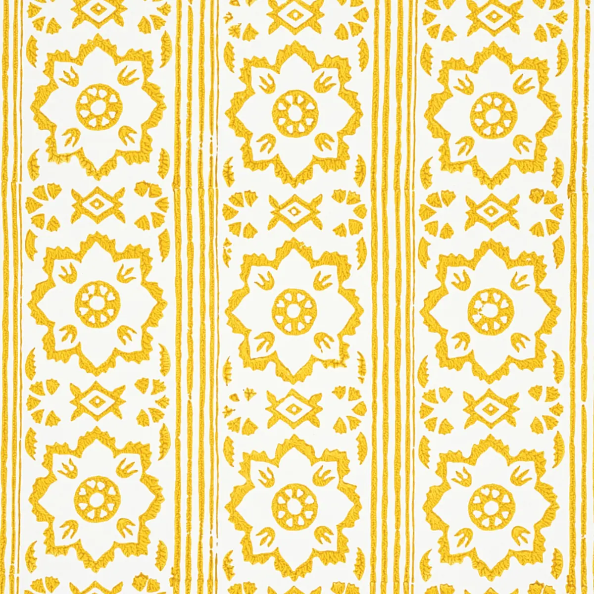 SUNDA HAND BLOCKED PRINT_ YELLOW