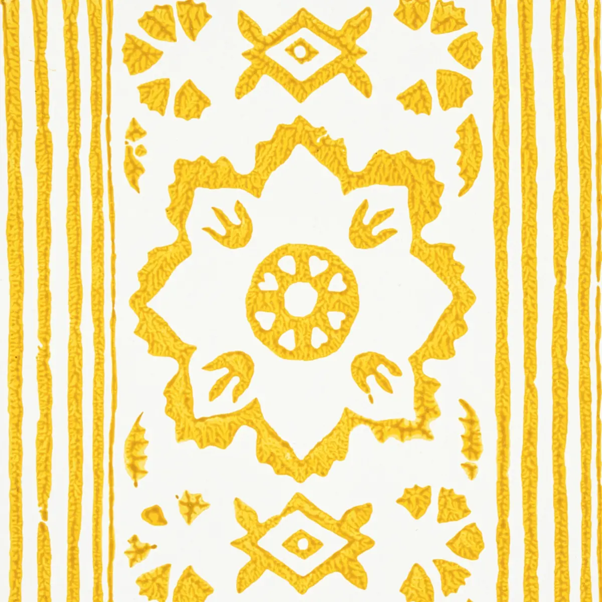 SUNDA HAND BLOCKED PRINT_ YELLOW