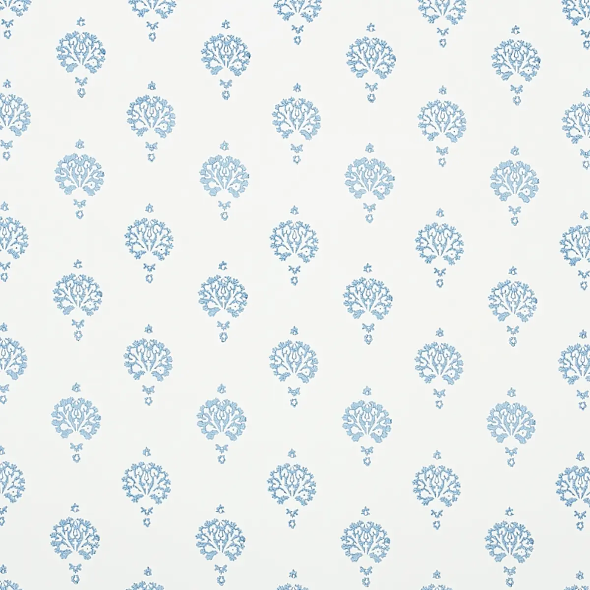DAHLIA HAND BLOCKED PRINT_ BLUE