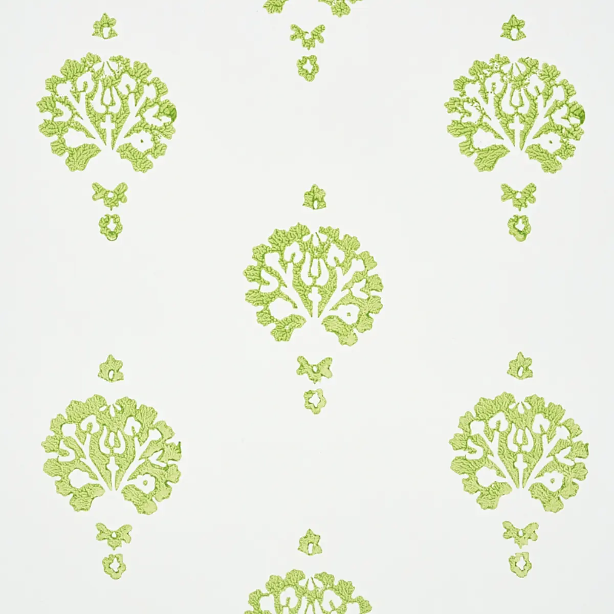 DAHLIA HAND BLOCKED PRINT_ LEAF