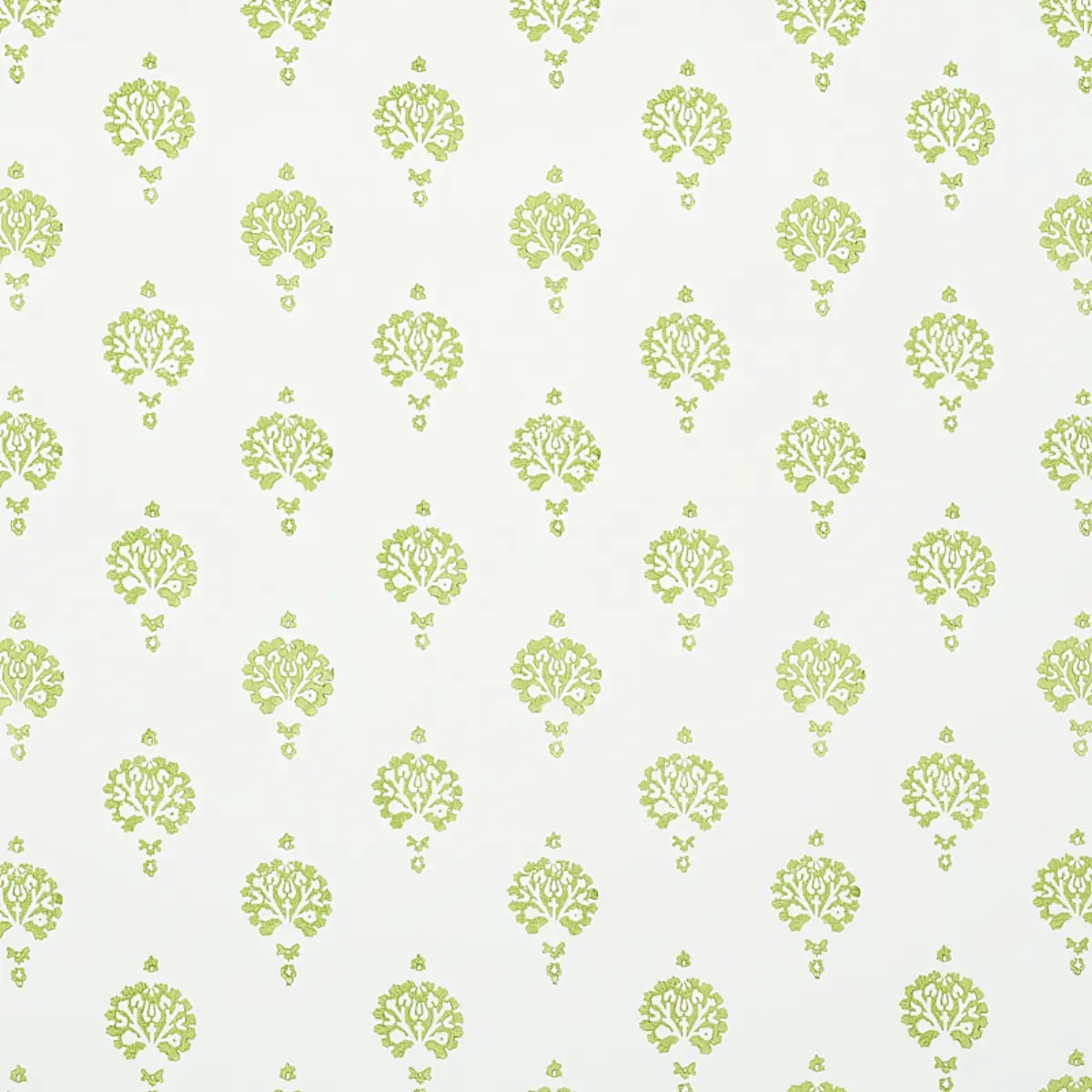 DAHLIA HAND BLOCKED PRINT_ LEAF
