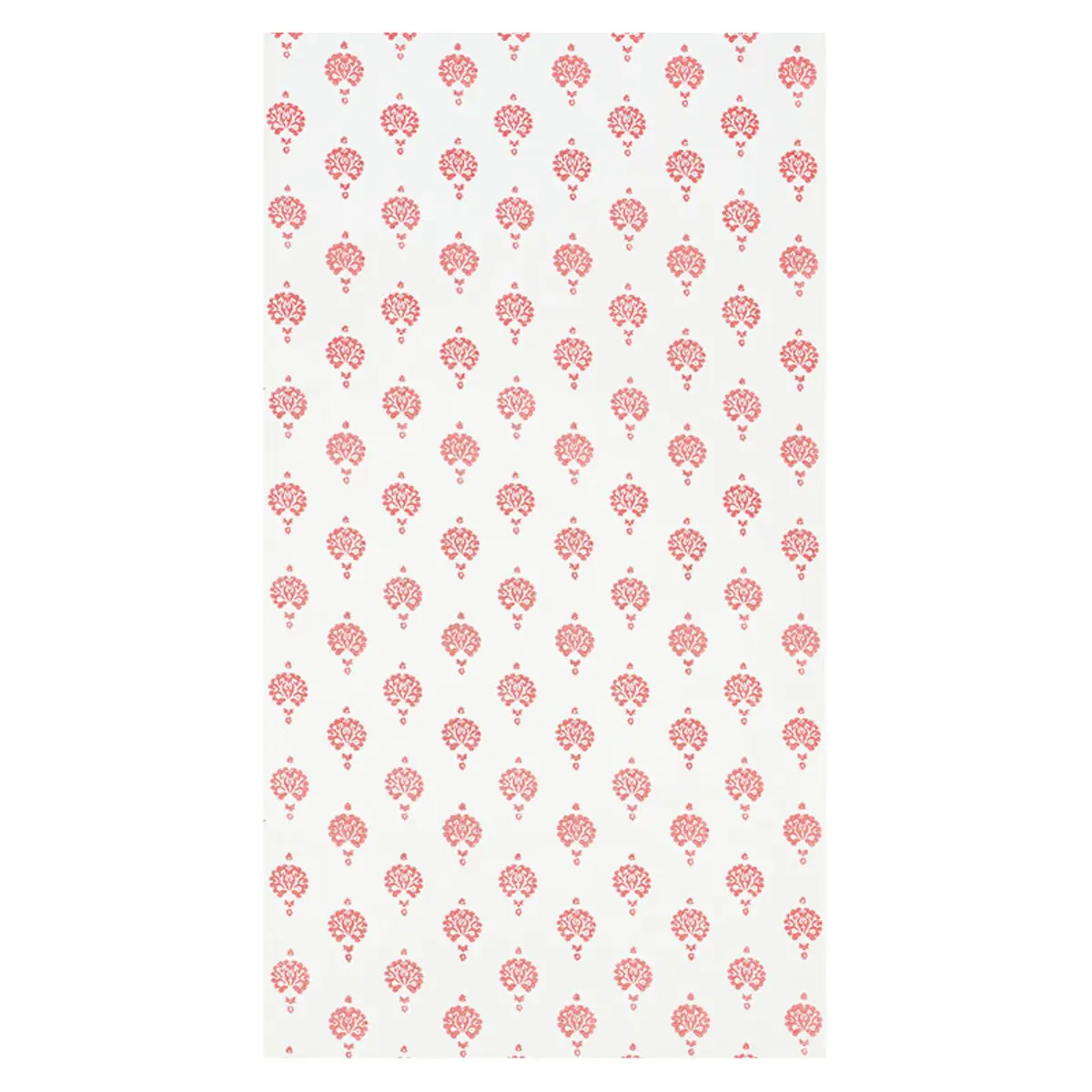 DAHLIA HAND BLOCKED PRINT_ RED