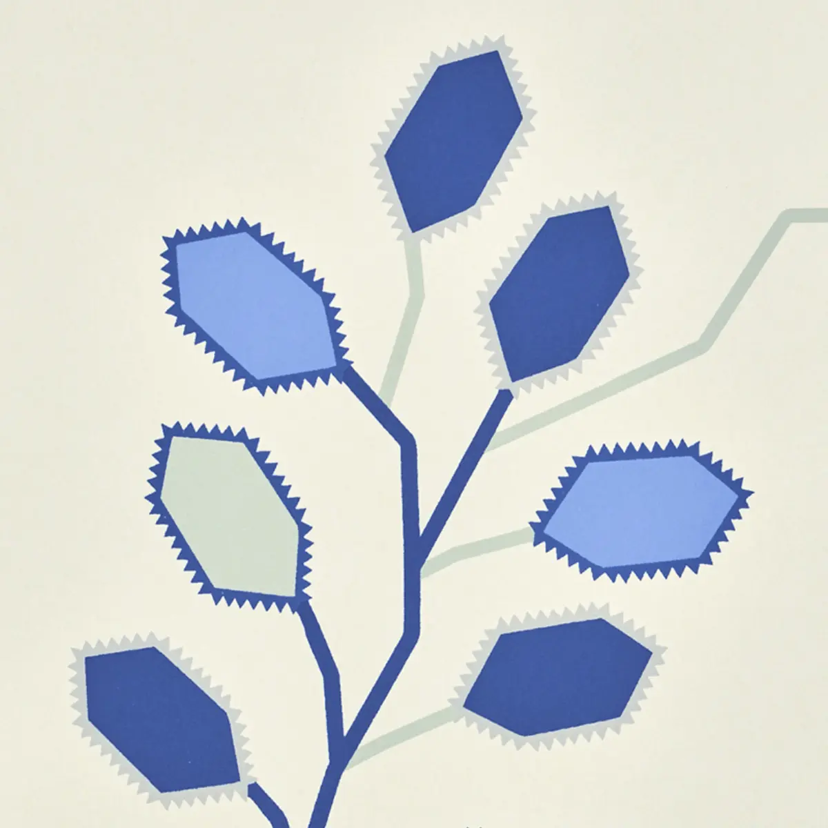 TUMBLE WEED_ DELFT BLUE