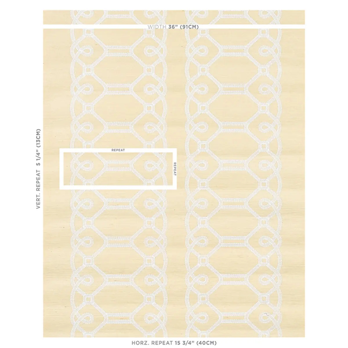 ZIZ EMBROIDERED SISAL_ NEUTRAL