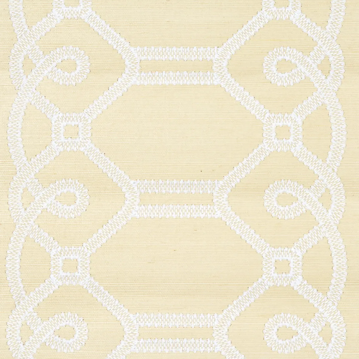 ZIZ EMBROIDERED SISAL_ NEUTRAL