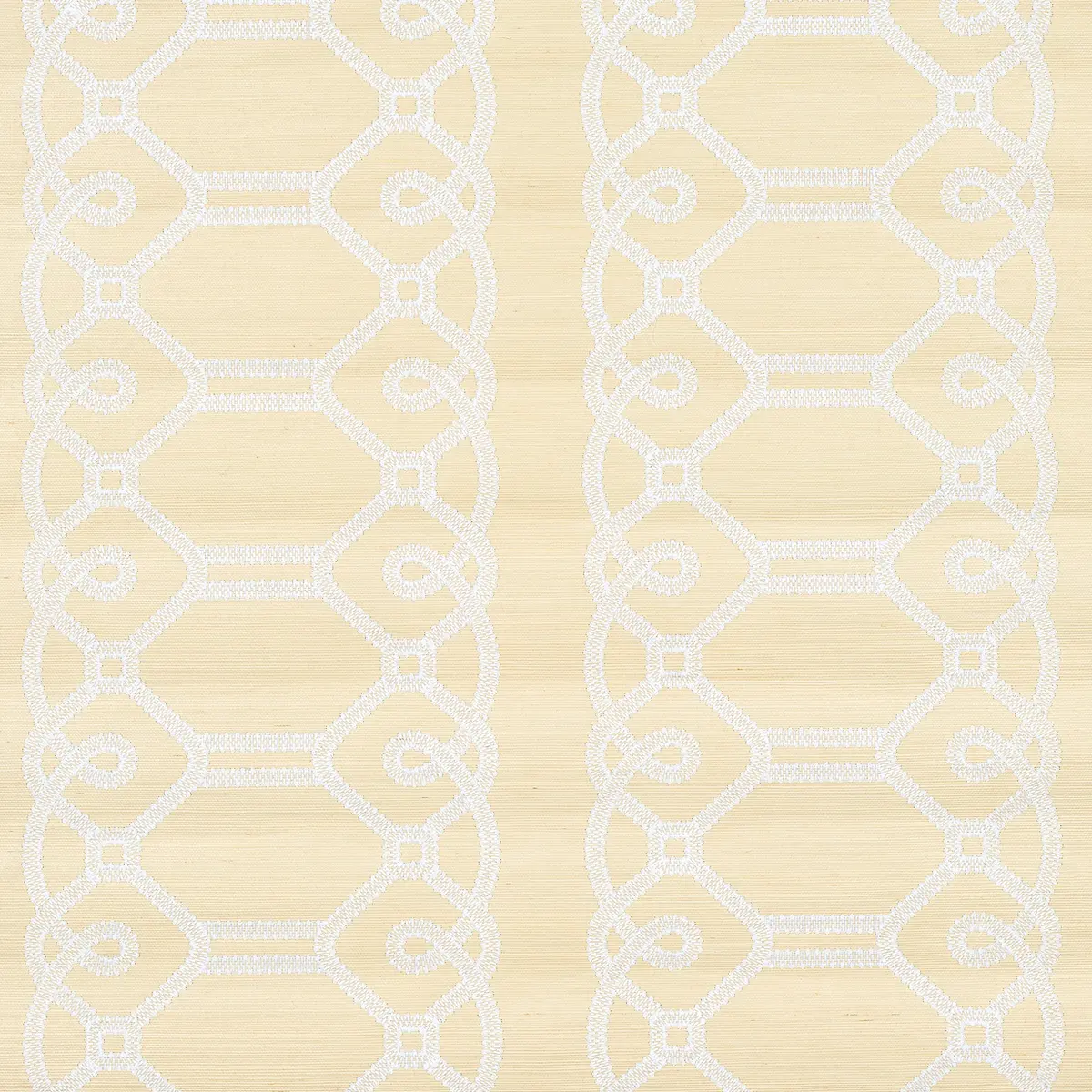 ZIZ EMBROIDERED SISAL_ NEUTRAL