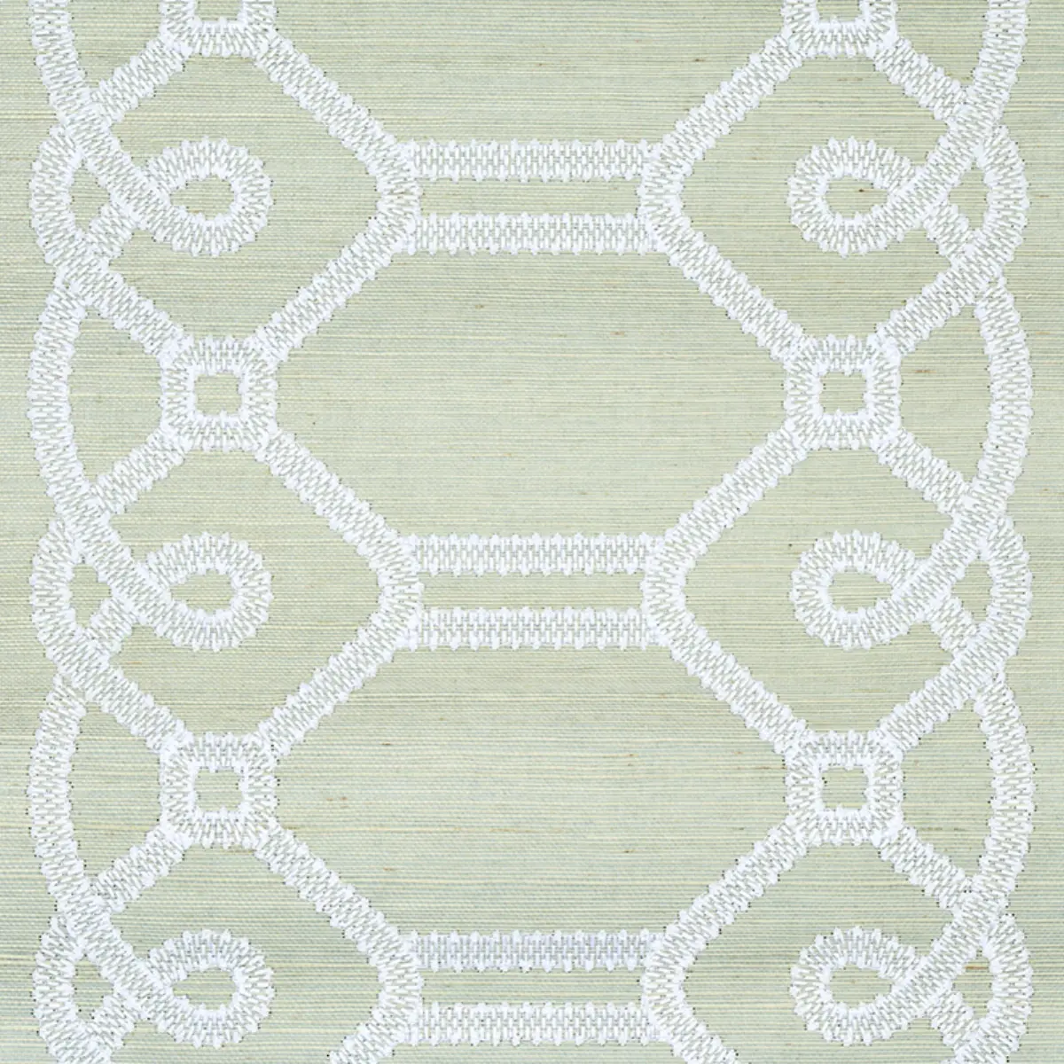 ZIZ EMBROIDERED SISAL_ MINERAL