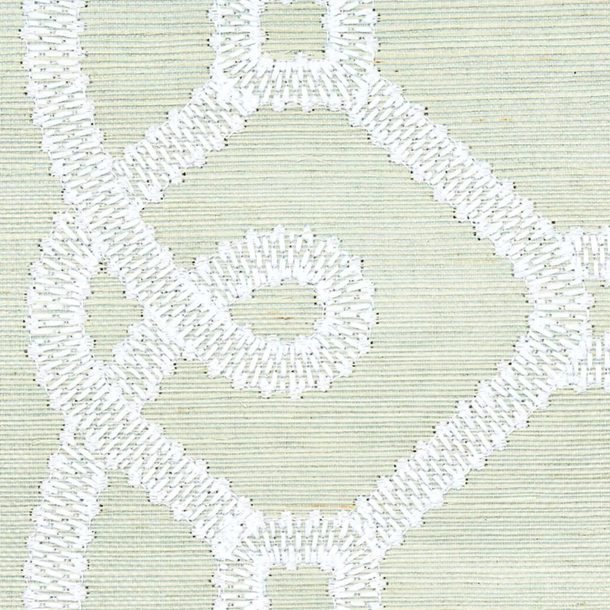 ZIZ EMBROIDERED SISAL_ MINERAL