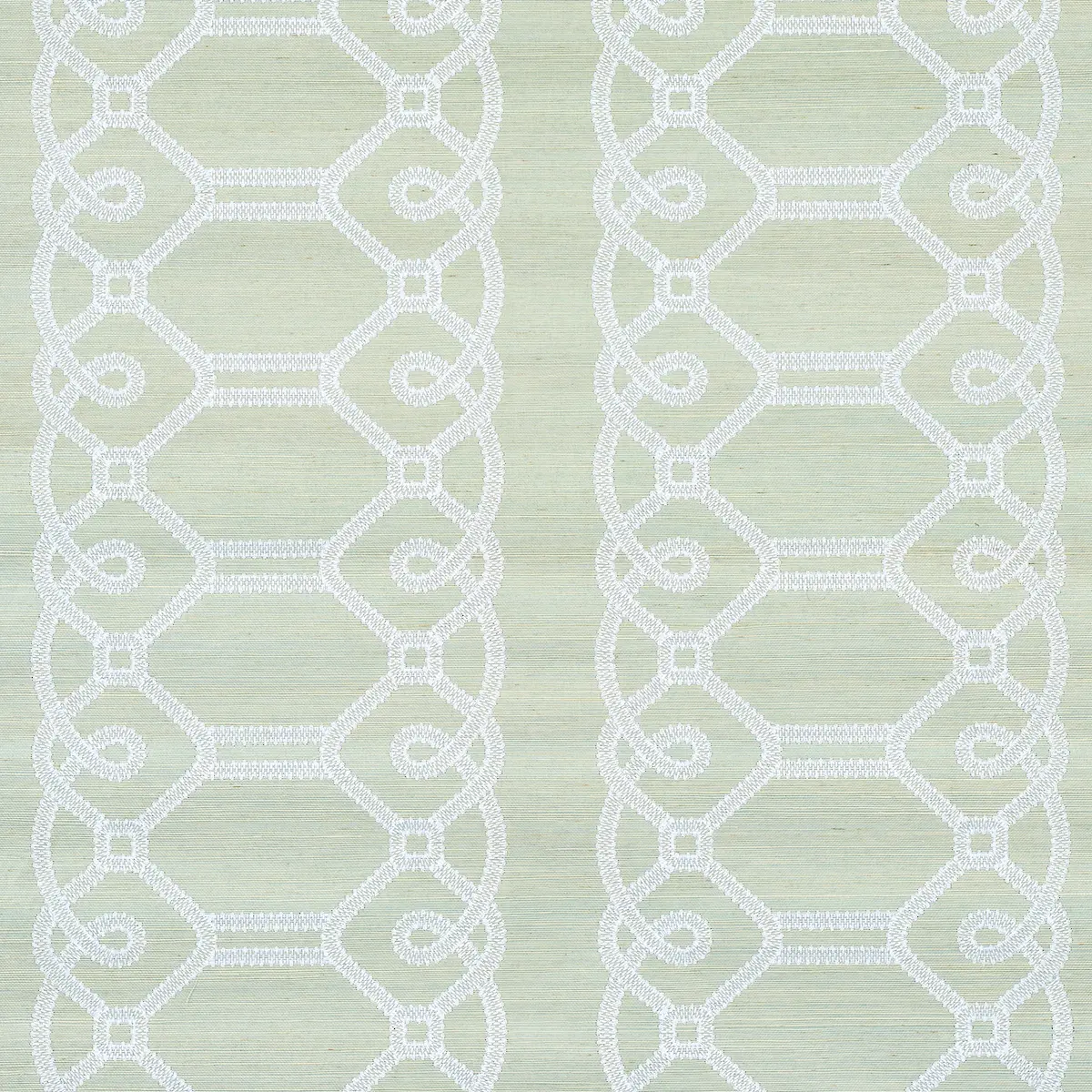 ZIZ EMBROIDERED SISAL_ MINERAL