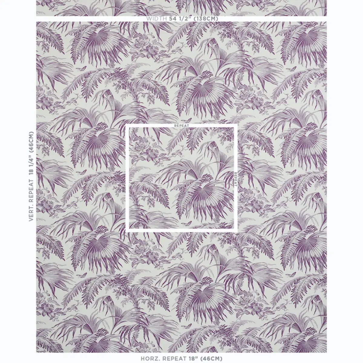 TOILE TROPIQUE_ PURPLE