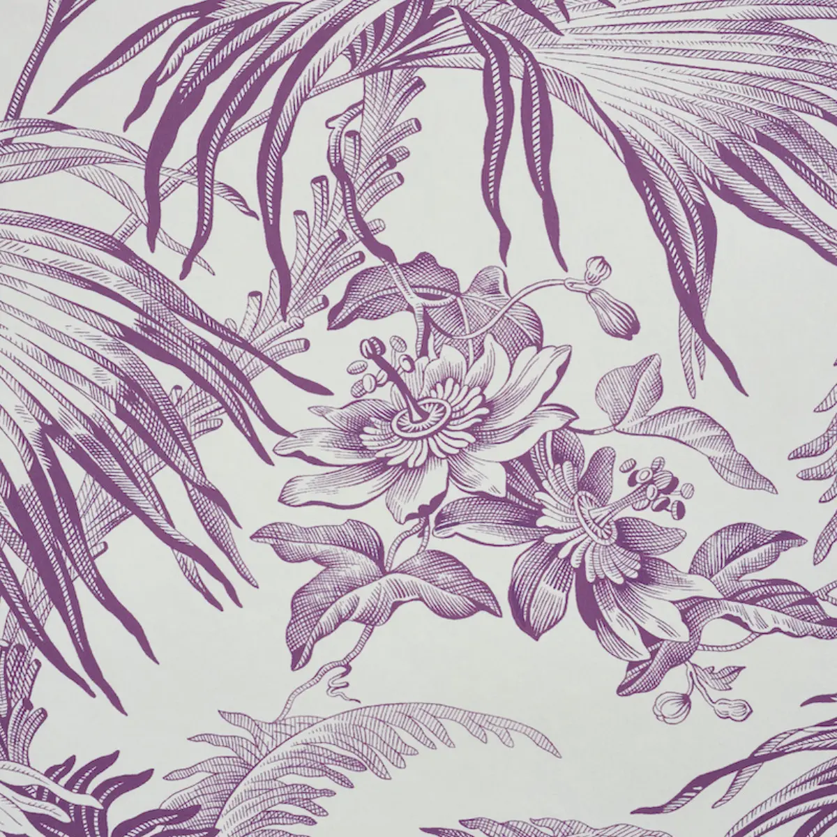 TOILE TROPIQUE_ PURPLE
