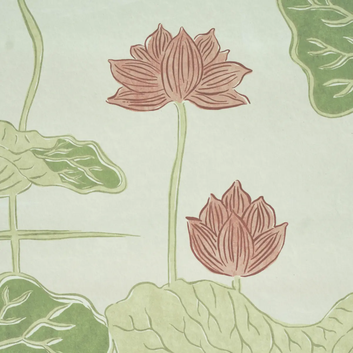 KIREINA LOTUS PANEL SET_ CORAL IVORY