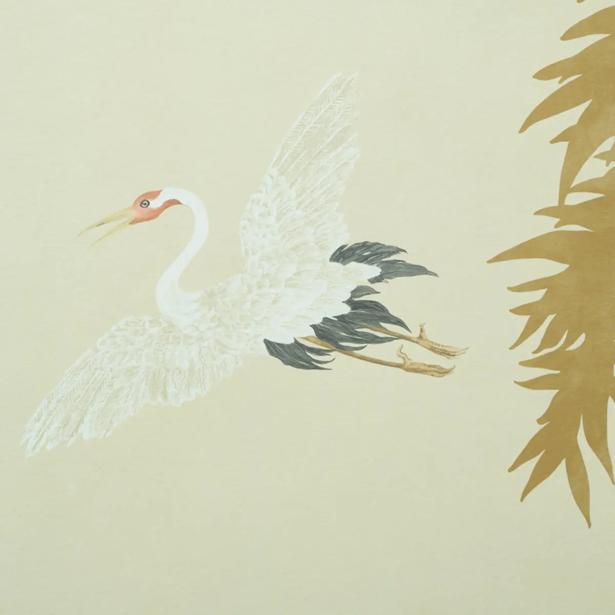 YASHINOKI CRANE PANEL SET_ GOLD