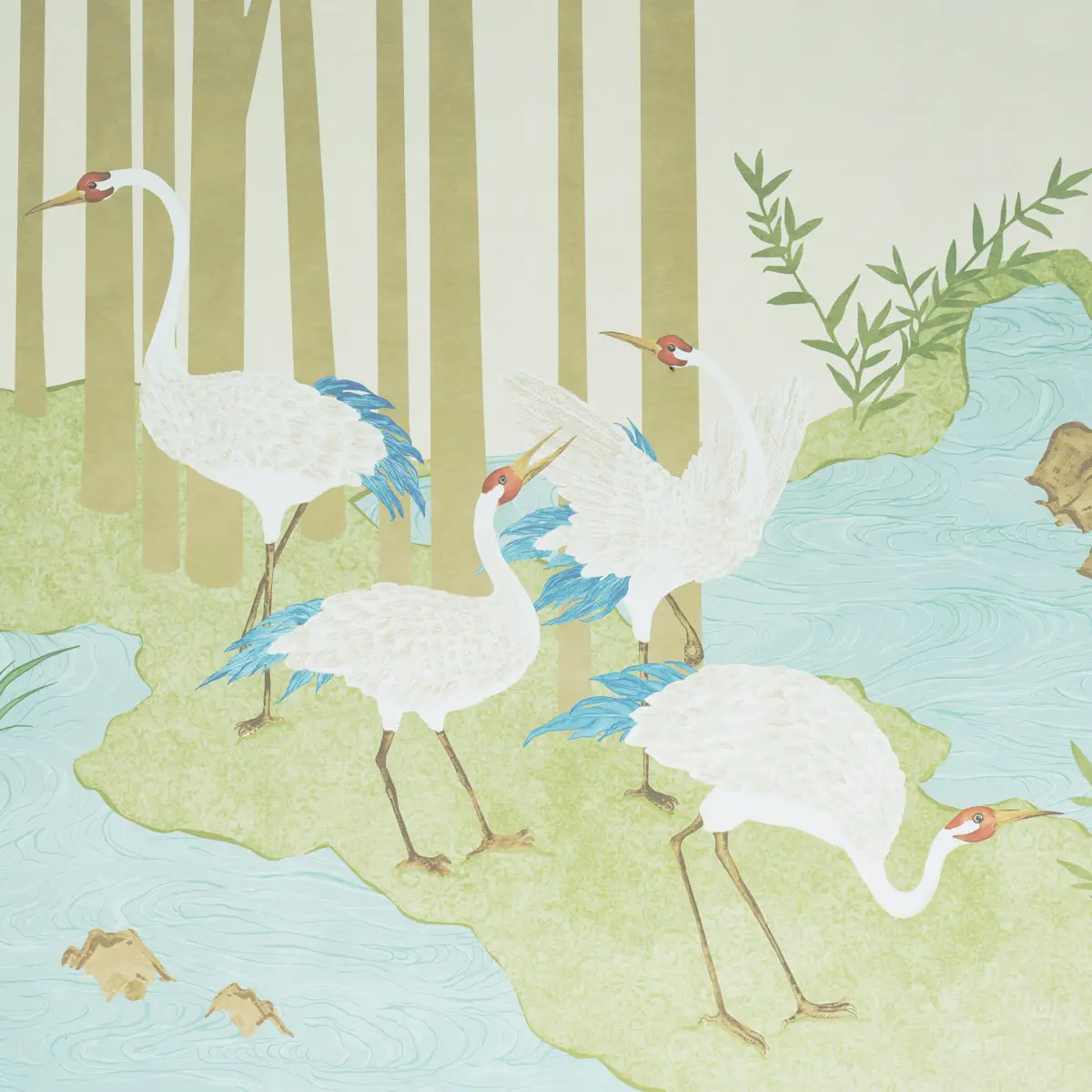 YASHINOKI CRANE PANEL SET_ WILLOW