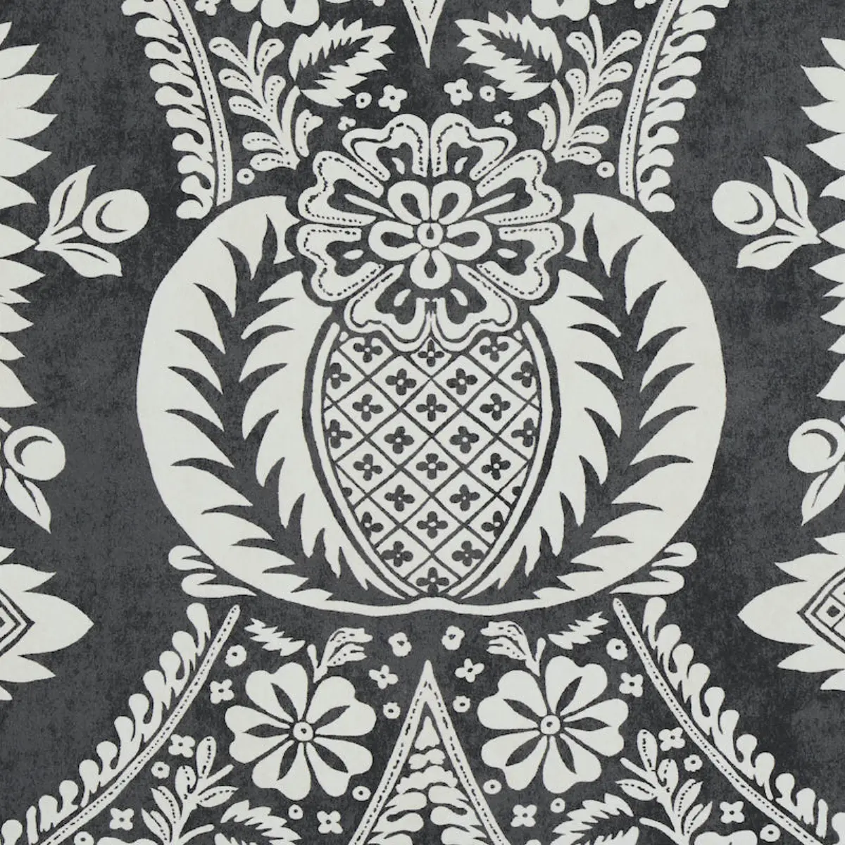 VILLANDRY DAMASK PRINT_ BLACK