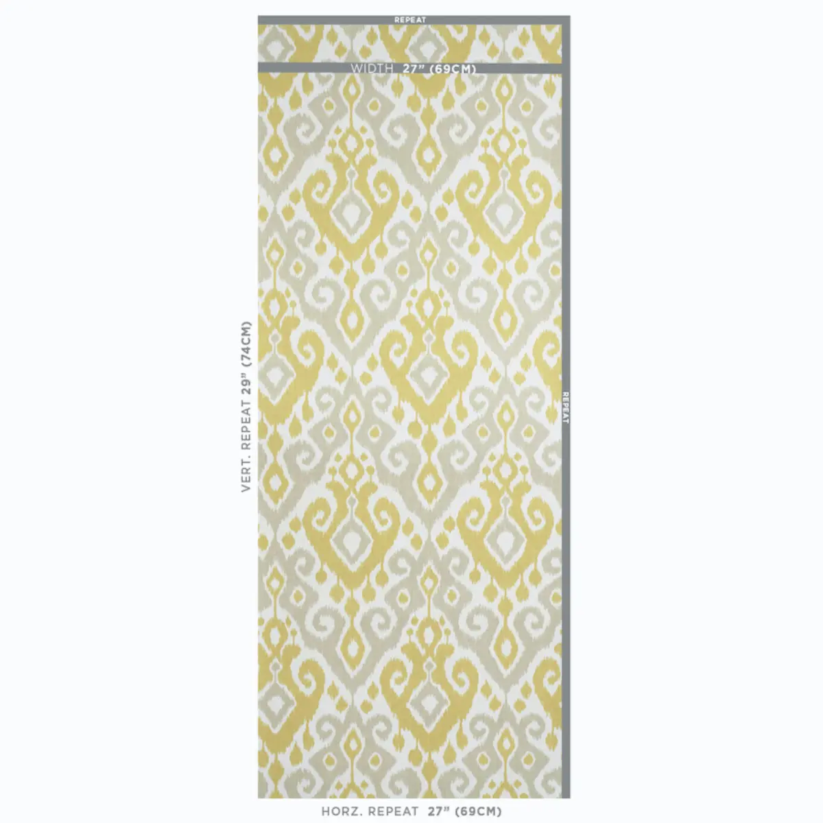 DEDRA DAMASK_ YELLOW & STONE