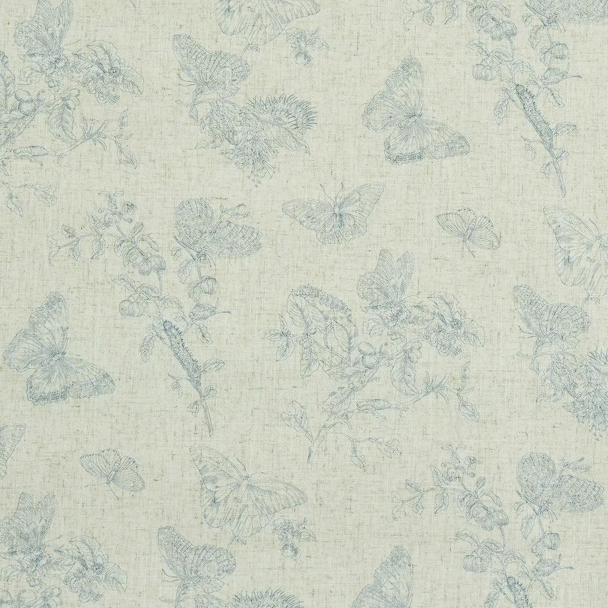 BAUDIN BUTTERFLY LINEN_ BLUE
