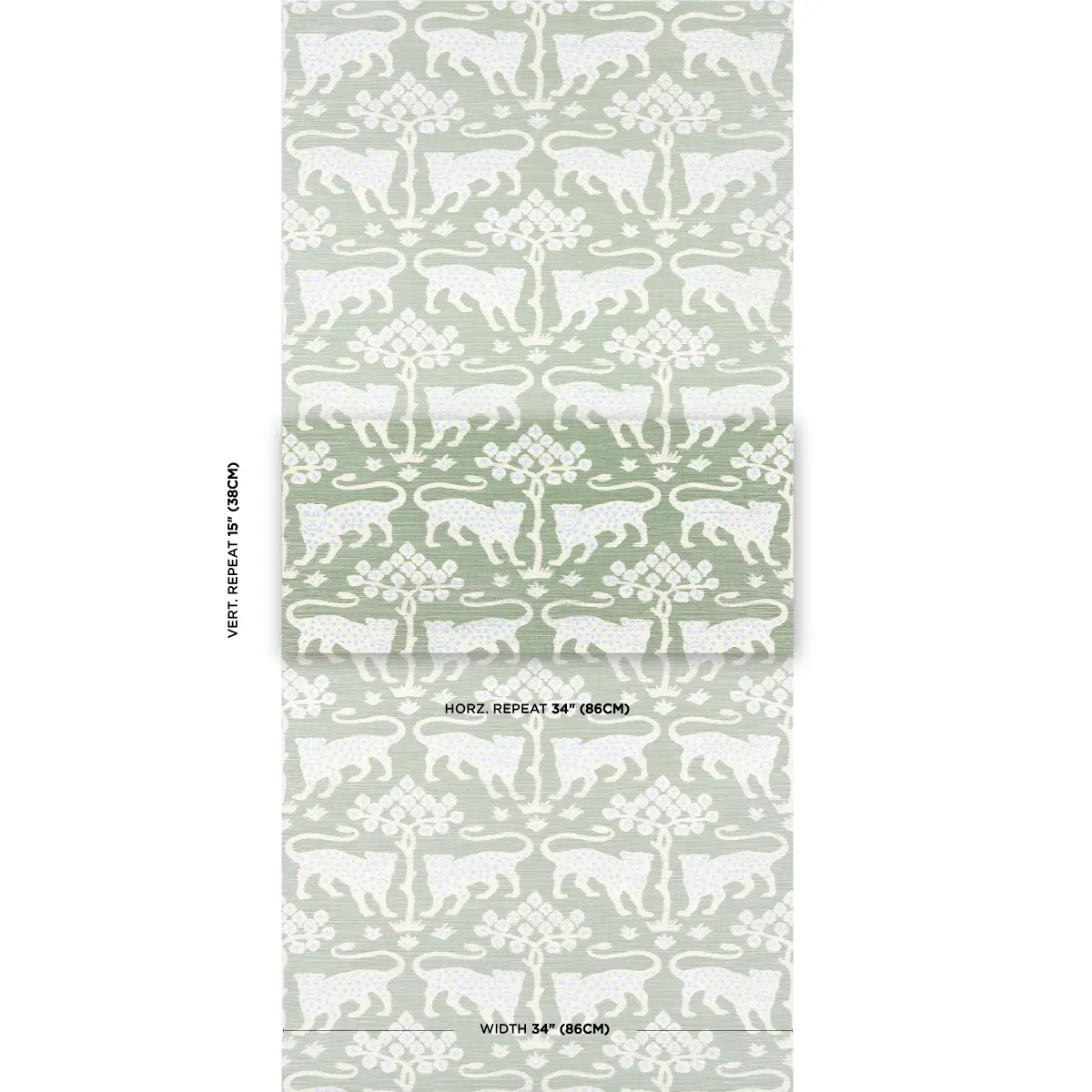 WOODLAND LEOPARD SISAL_ SEAGLASS