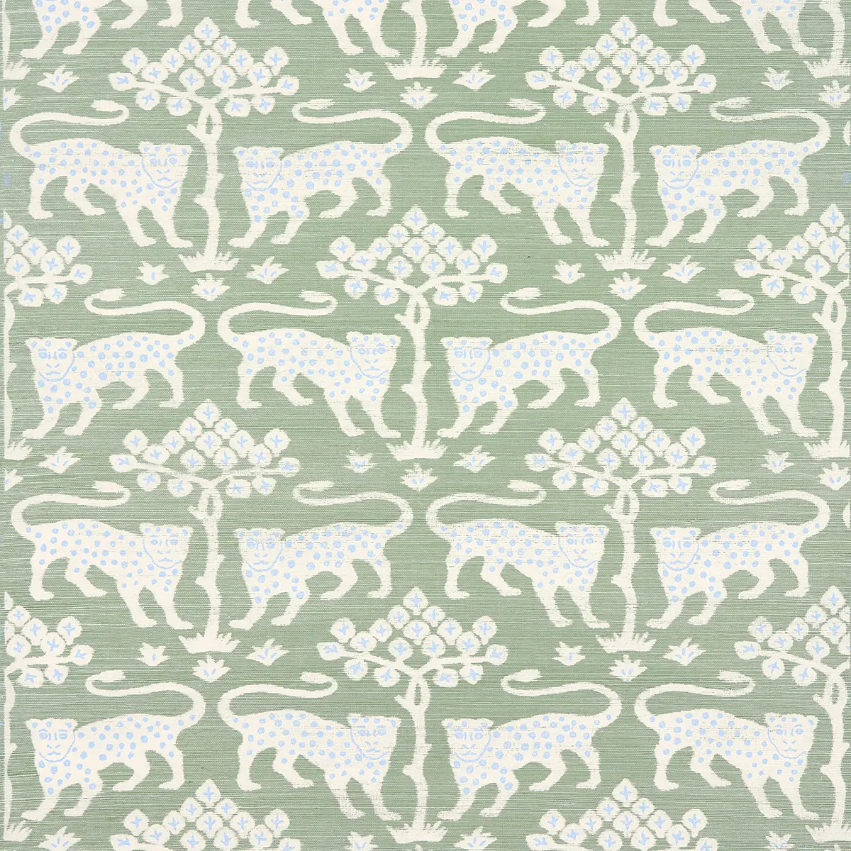 WOODLAND LEOPARD SISAL_ SEAGLASS