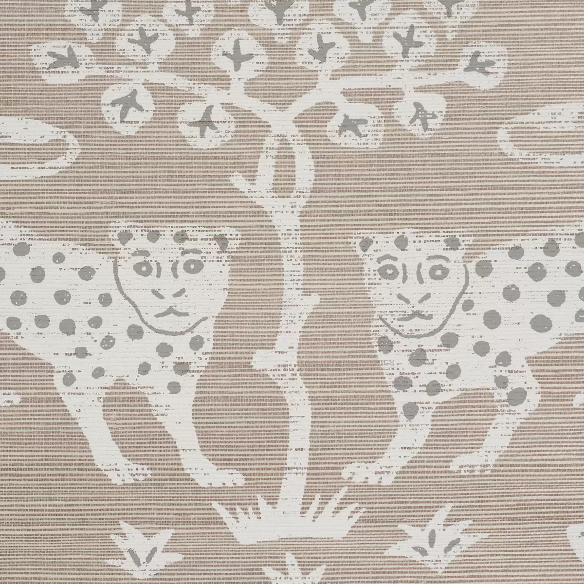 WOODLAND LEOPARD SISAL_ SILVER