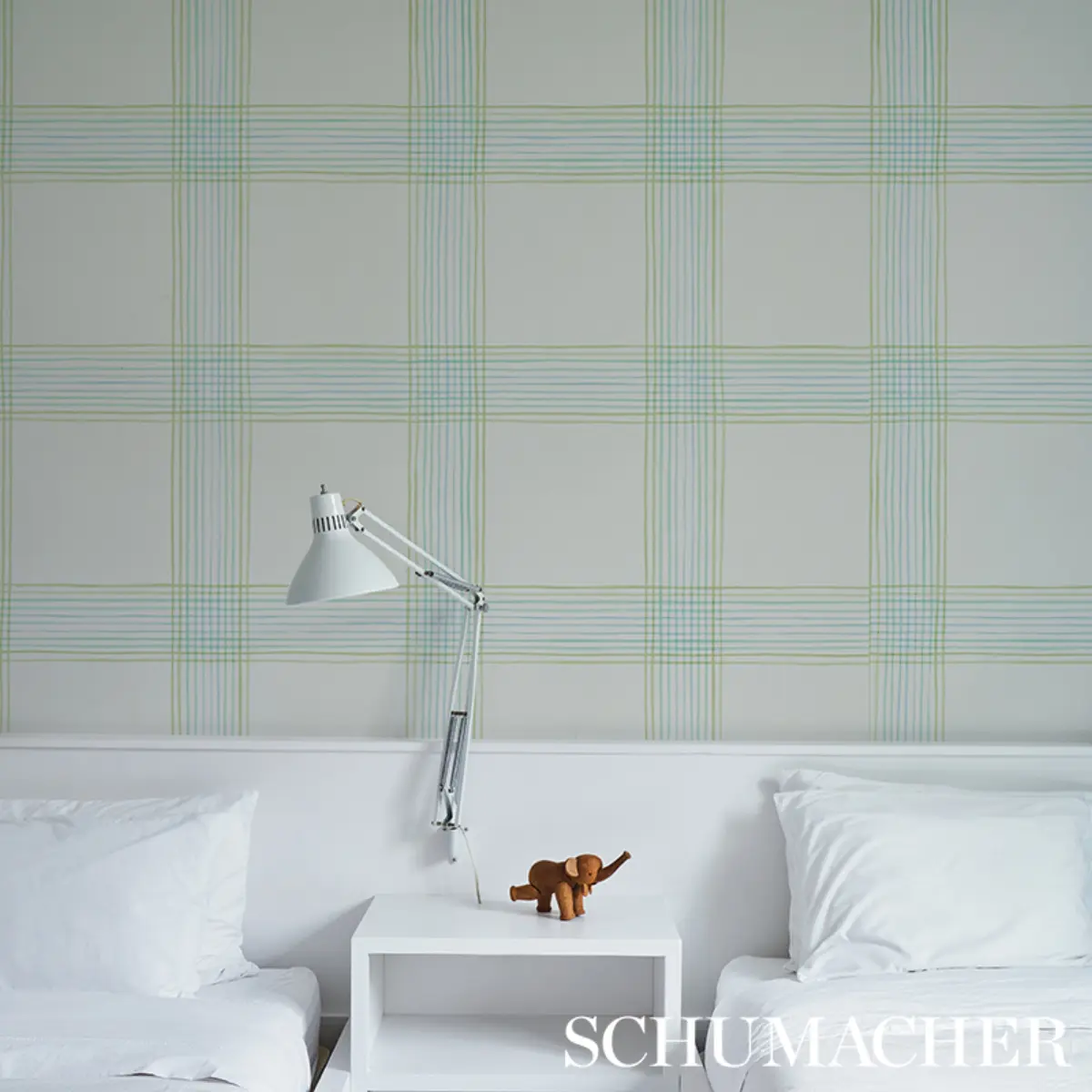 MINERVA PLAID_ PEACOCK