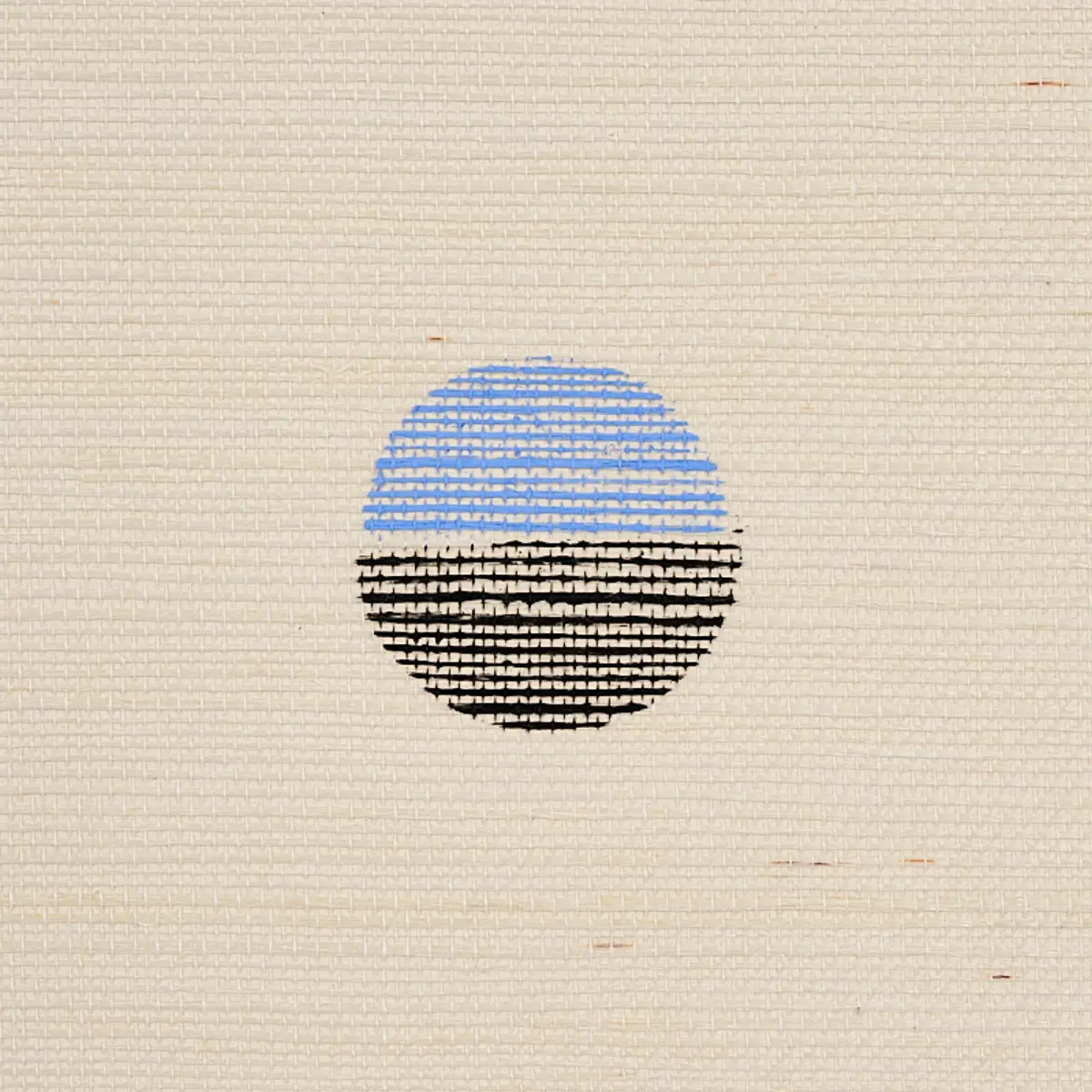 JOSHUA TREE HAND PRINTED SISAL_ MULTI ON IVORY