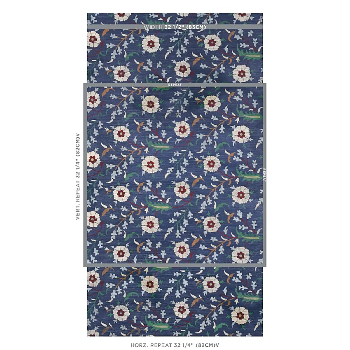 FLORALIA SISAL_ INDIGO