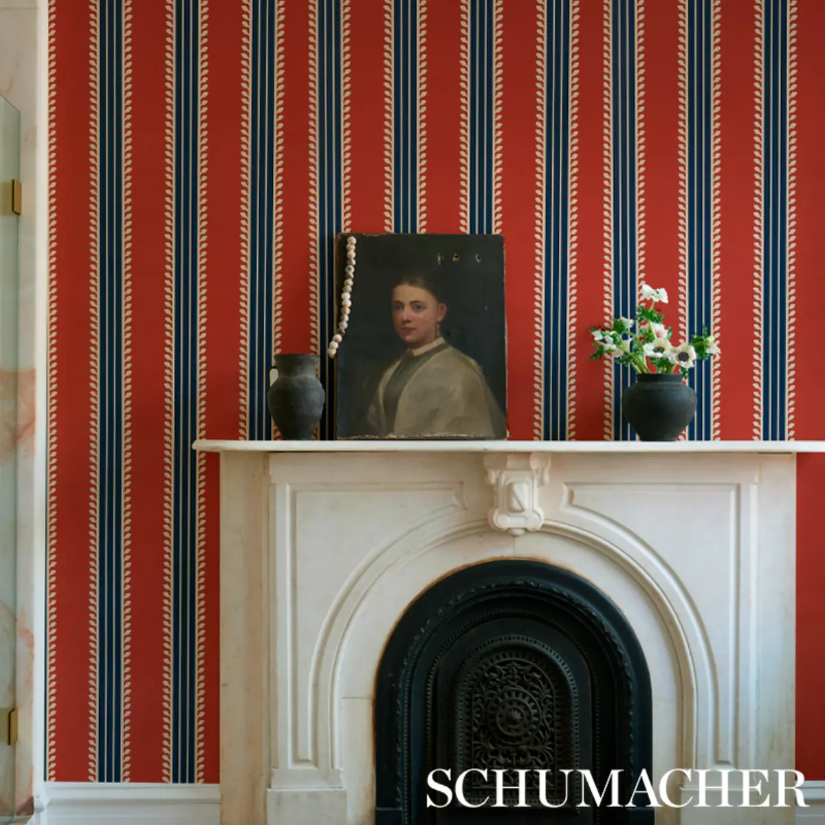 ETRUSCAN STRIPE_ RED & BLUE