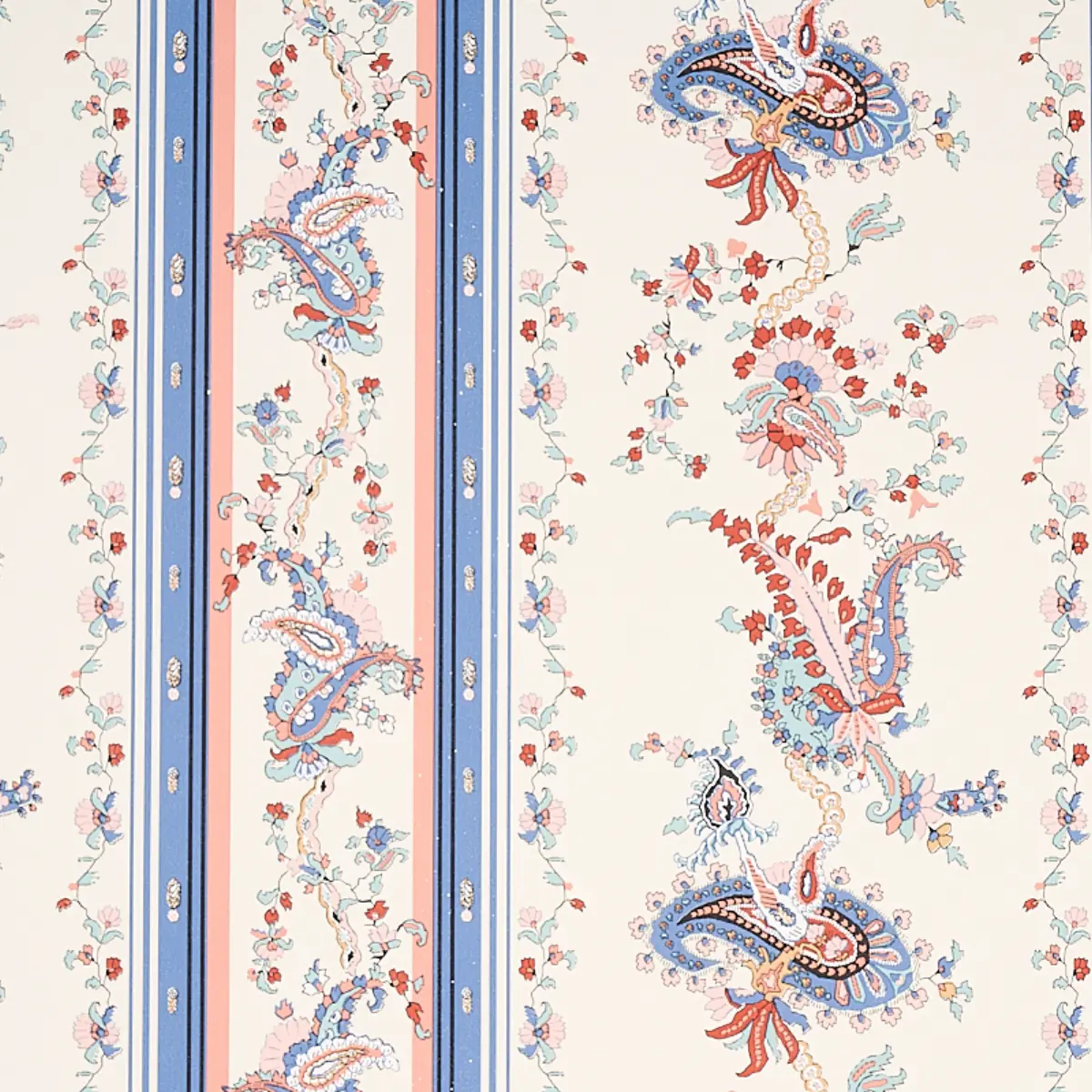 ELENA PAISLEY STRIPE_ BLUE