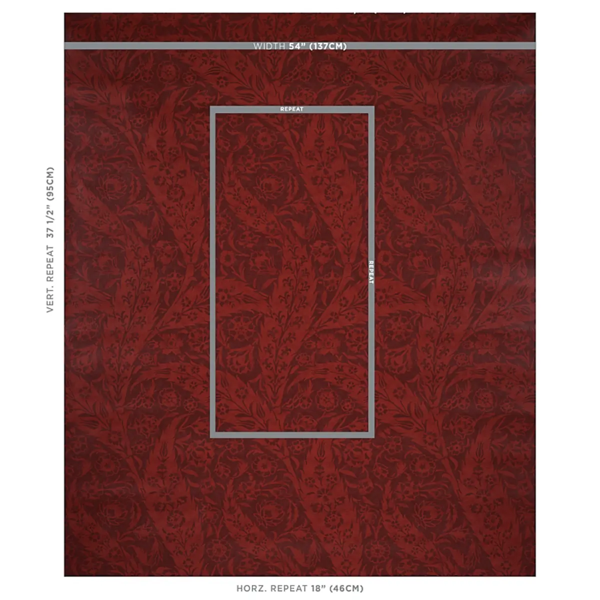 SAZ PAISLEY_ BURGUNDY