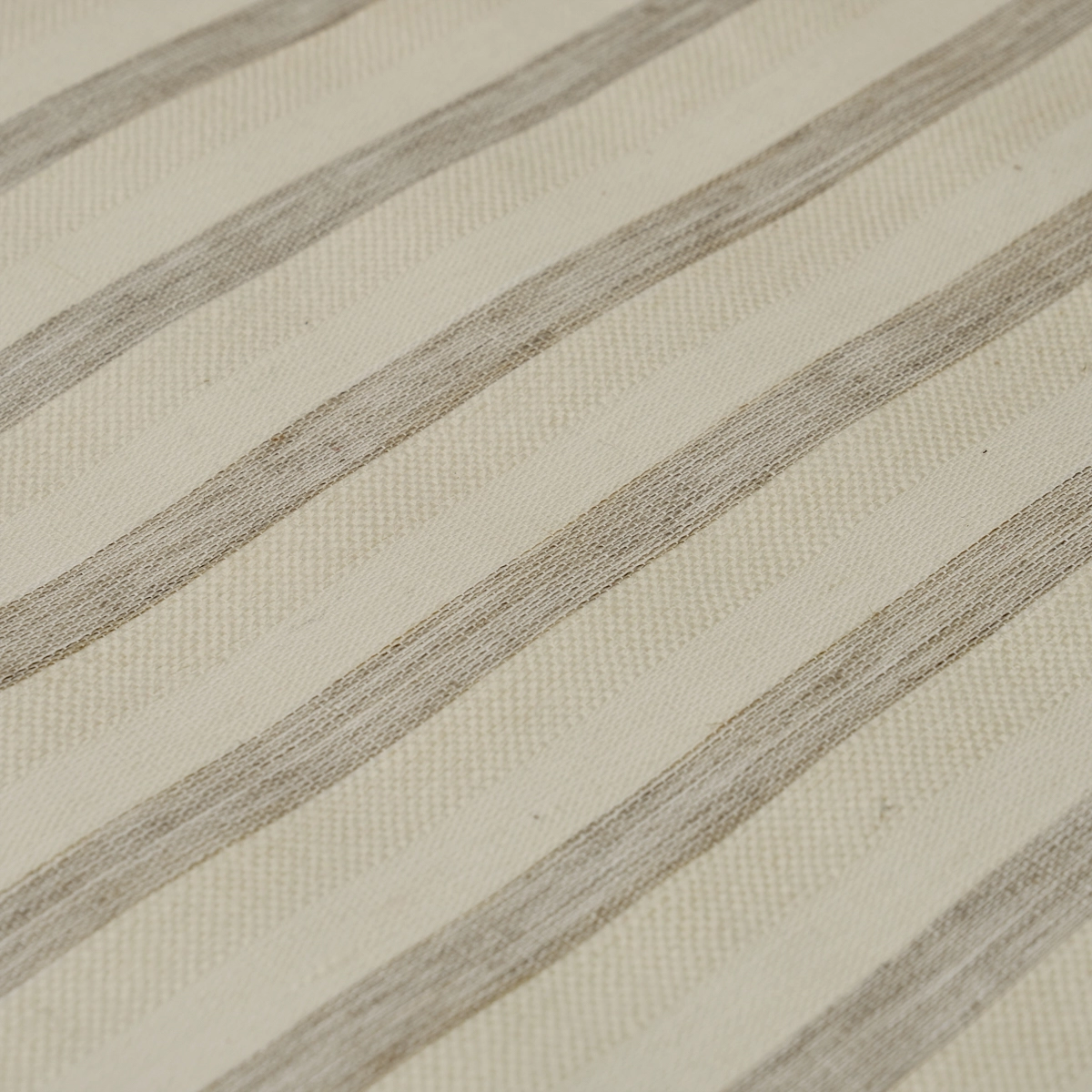 TEXTURED LINEN STRIPE_ WHITE