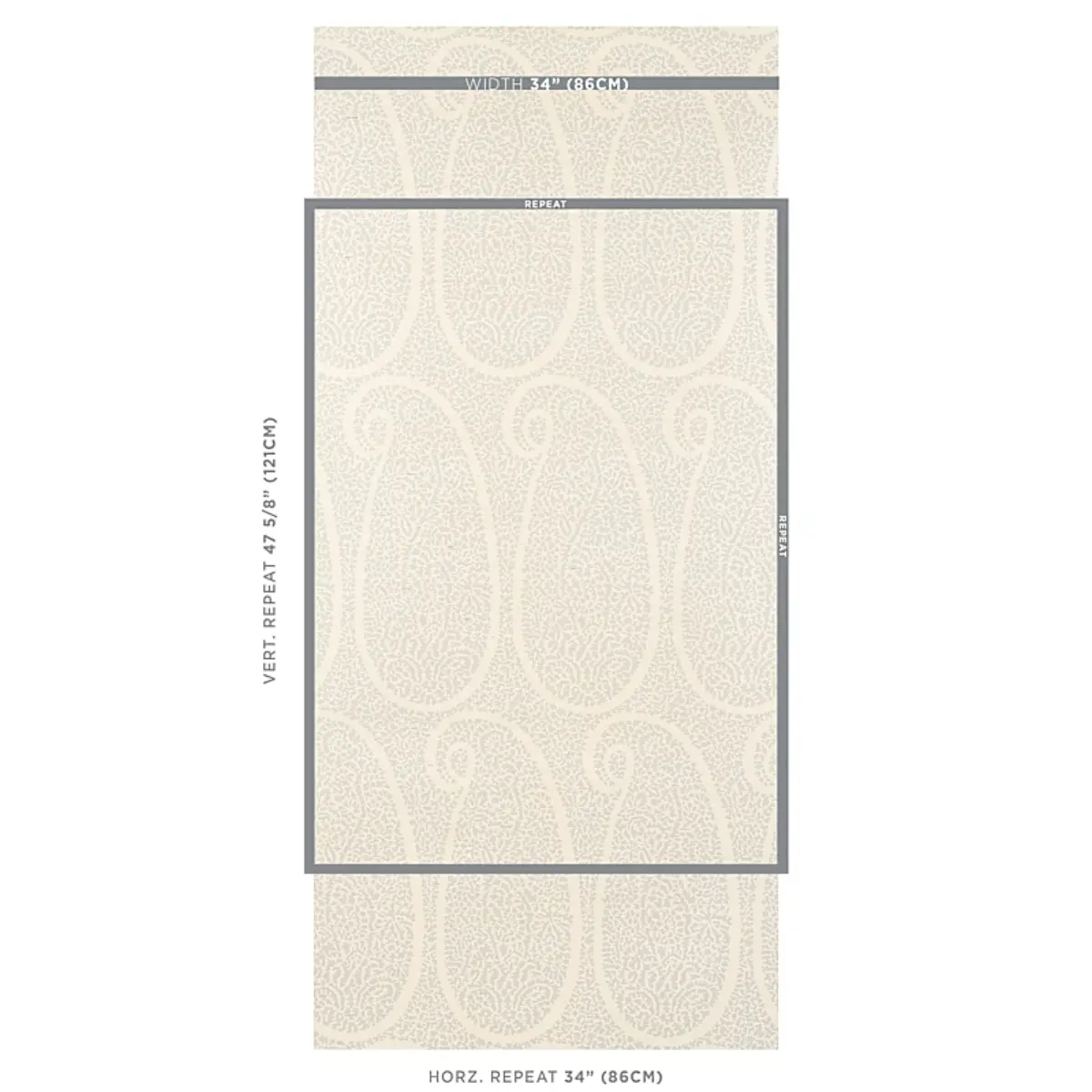 AMBALA PAISLEY SISAL_ SLATE
