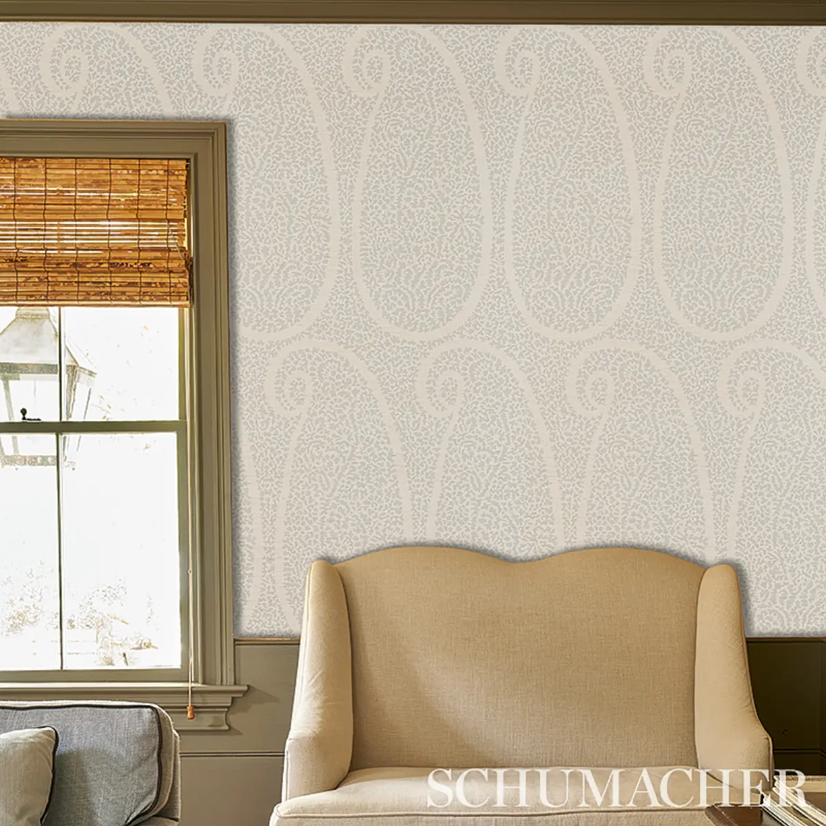 AMBALA PAISLEY SISAL_ SLATE