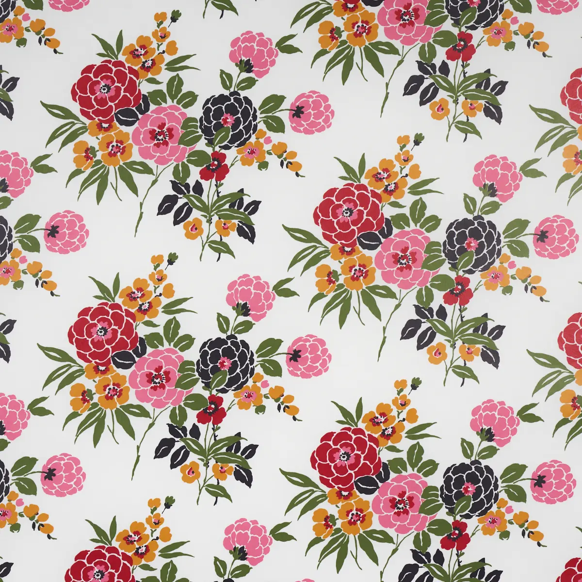 VALENTINA FLORAL_ MULTI ON WHITE