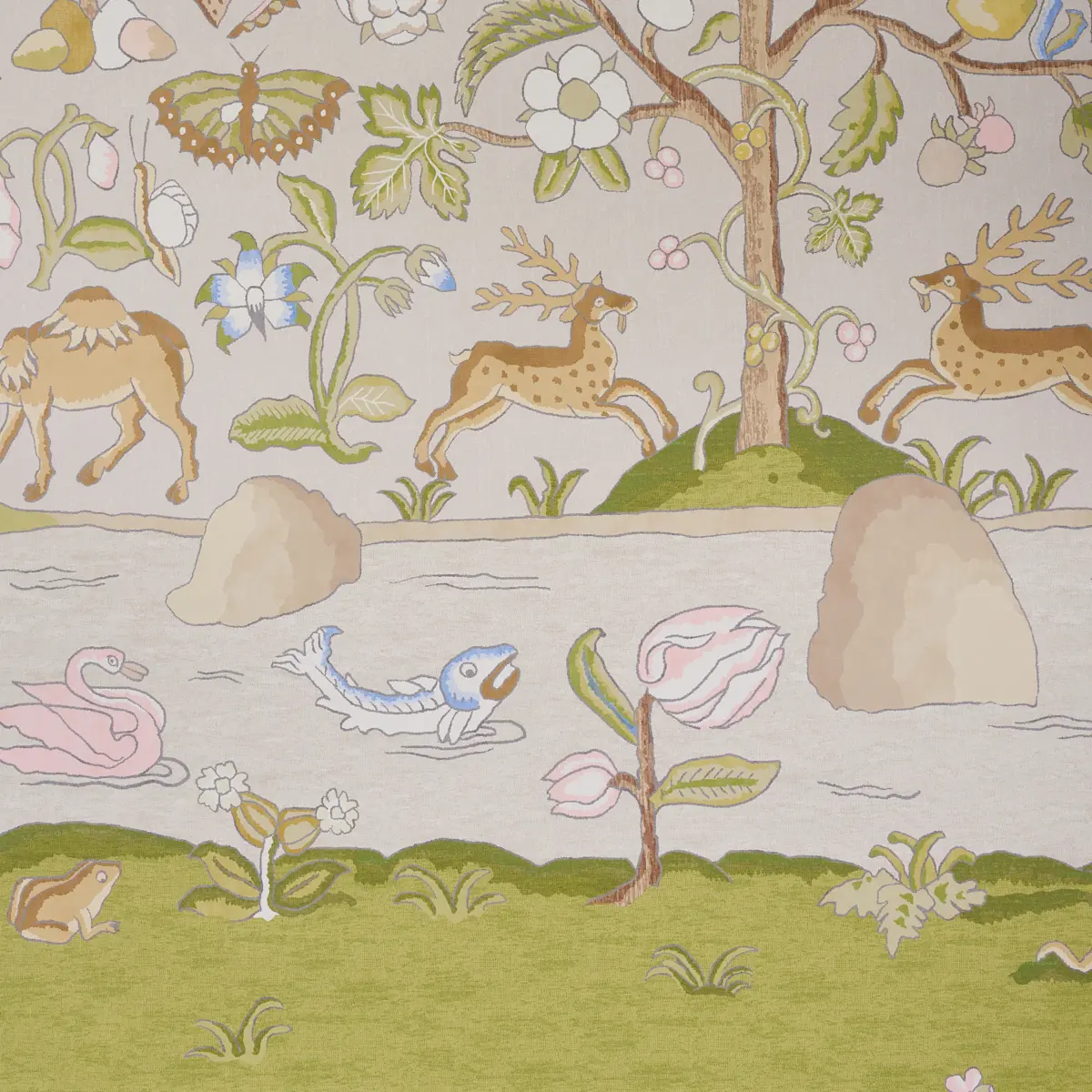 CHAUCER'S FOREST PANEL SET_ ALABASTER