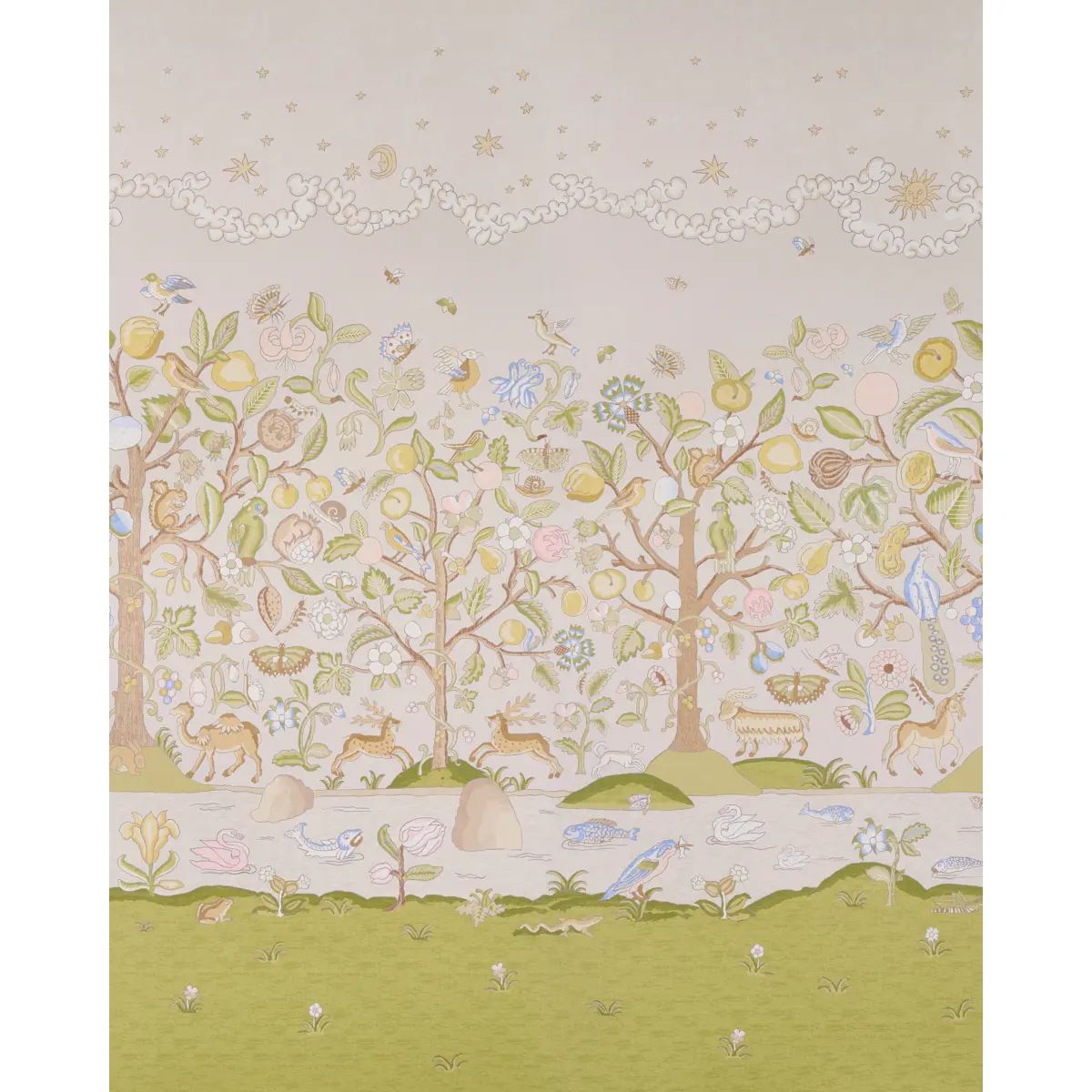 CHAUCER'S FOREST PANEL SET_ ALABASTER
